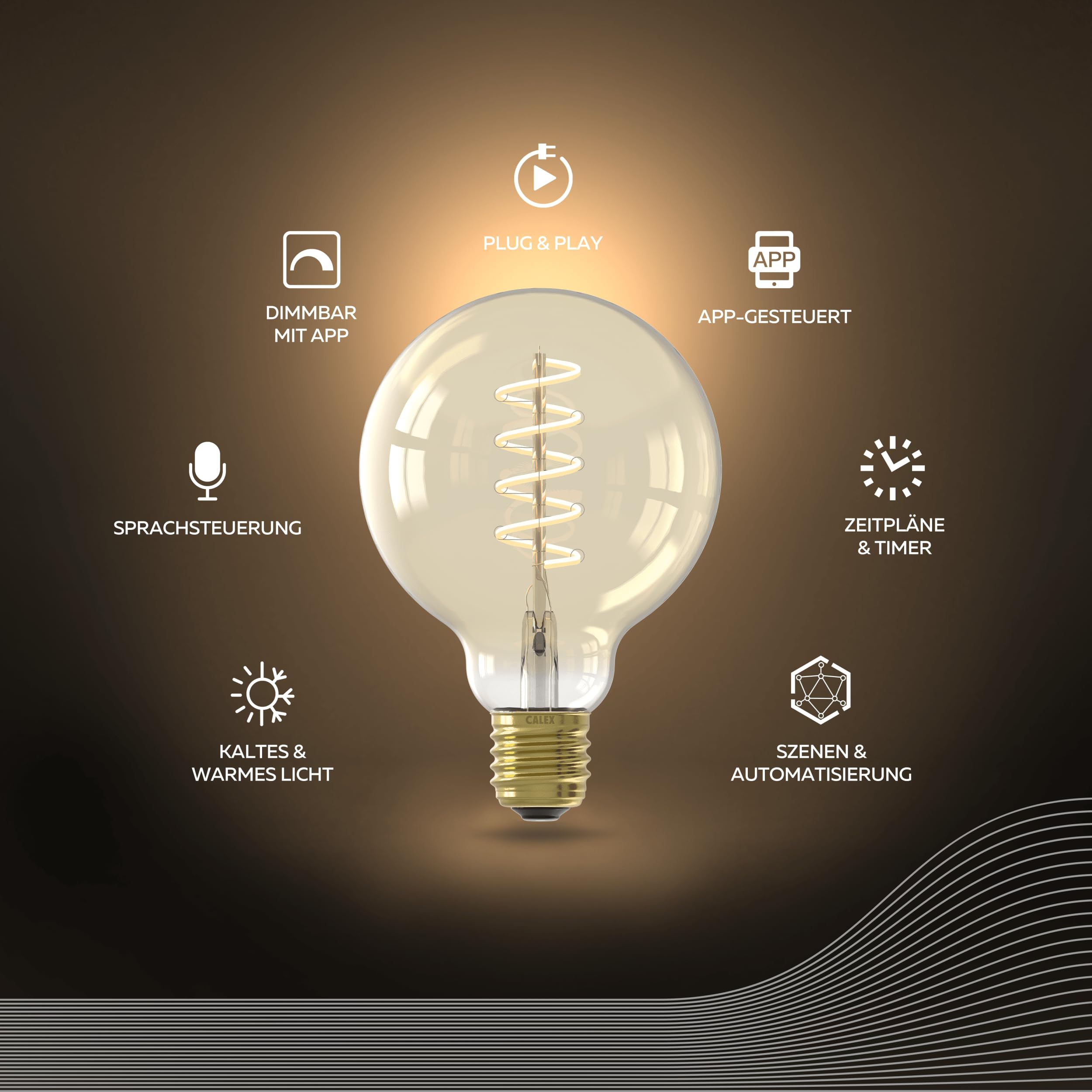 calex-smart-led-lampe-e27-g95-gold-filament-3er-pack image 3