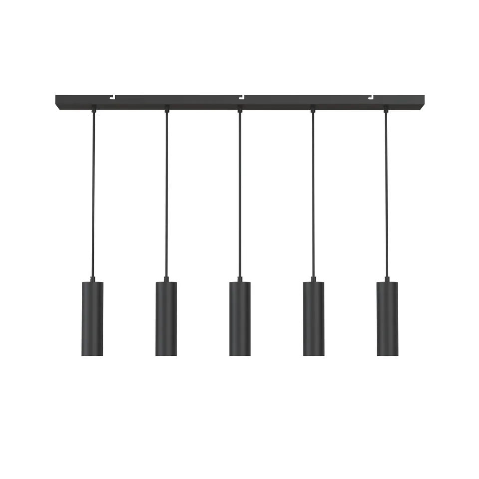 calex-pendelleuchte-gu10-5-flammig-aluminium-matt-schwarz-h-henverstellbar image 1