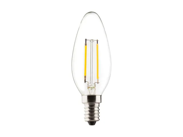 m-ller-licht-retro-led-filament-kerze-e14-2-9w-ersetzt-25w-klar image 1
