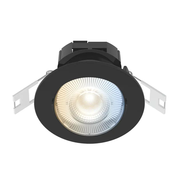 calex-smart-led-einbaustrahler-schwarz-neigbar-rgb-2700-4000k-wlan-app-sprache image 1