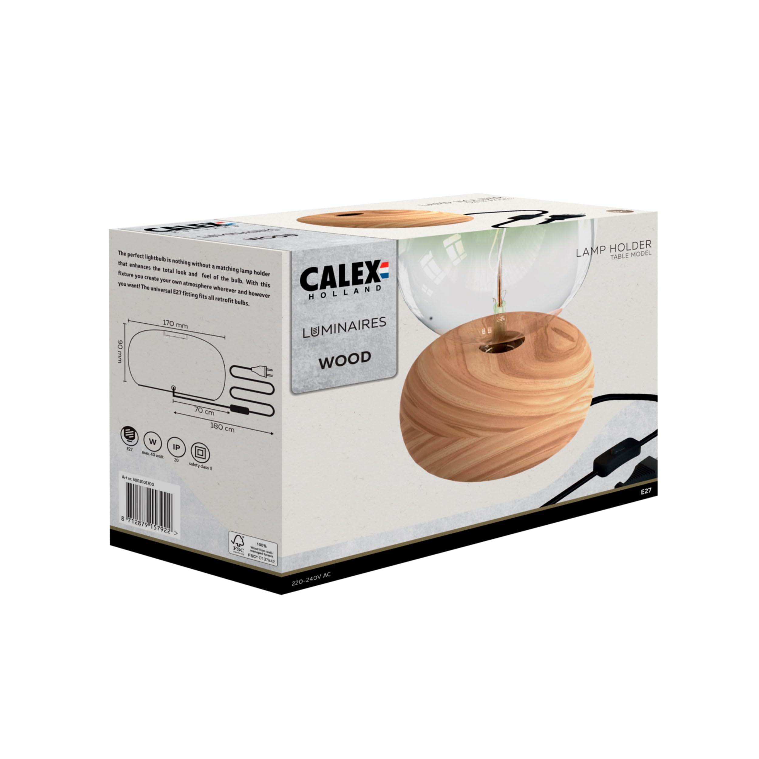 calex-tischlampe-rund-e27-lampenfu-fsc-holz-ohne-leuchtmittel image 4