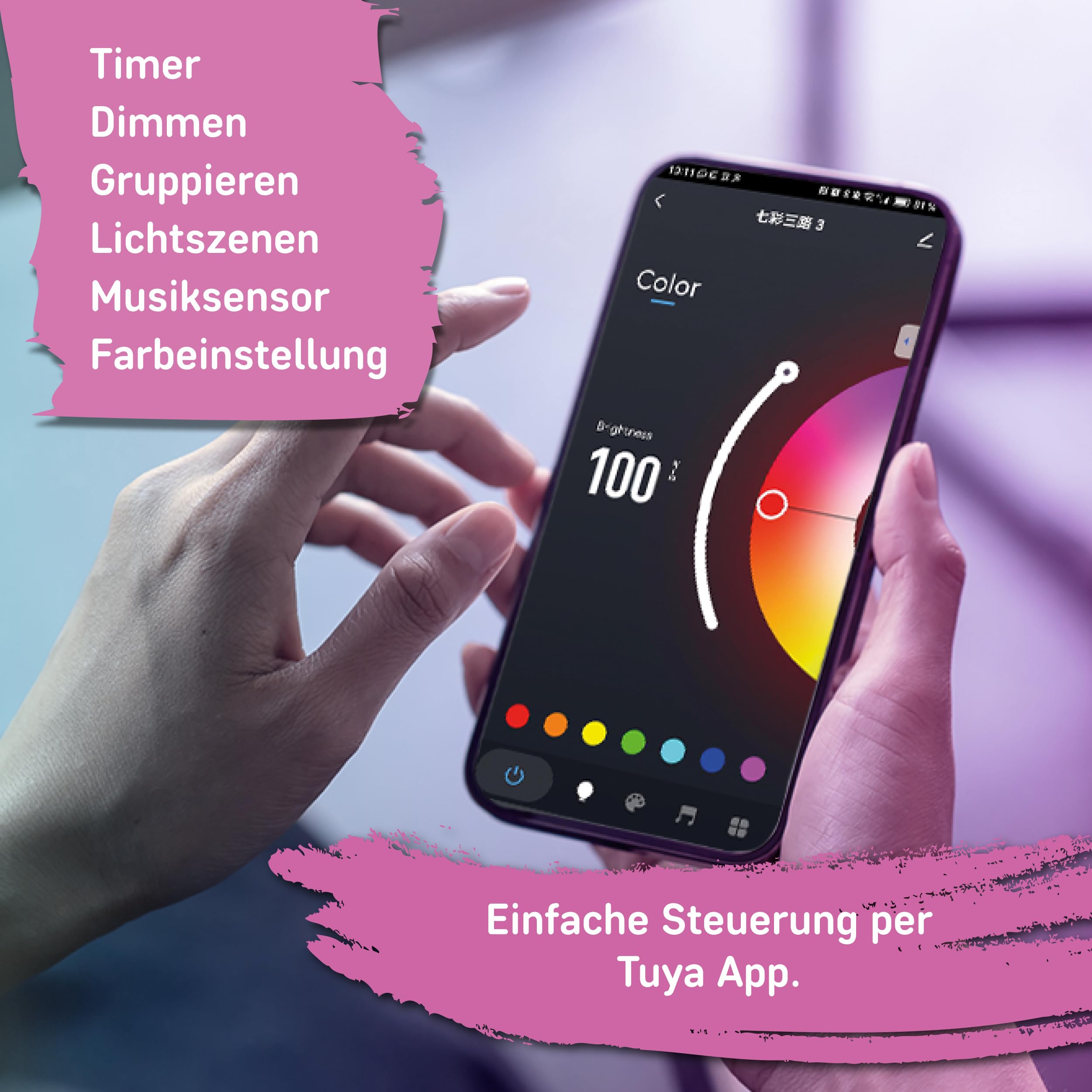 m-ller-licht-indoor-led-strip-rgb-wlan-mit-musik-sensor-2-m-selbstklebend image 4