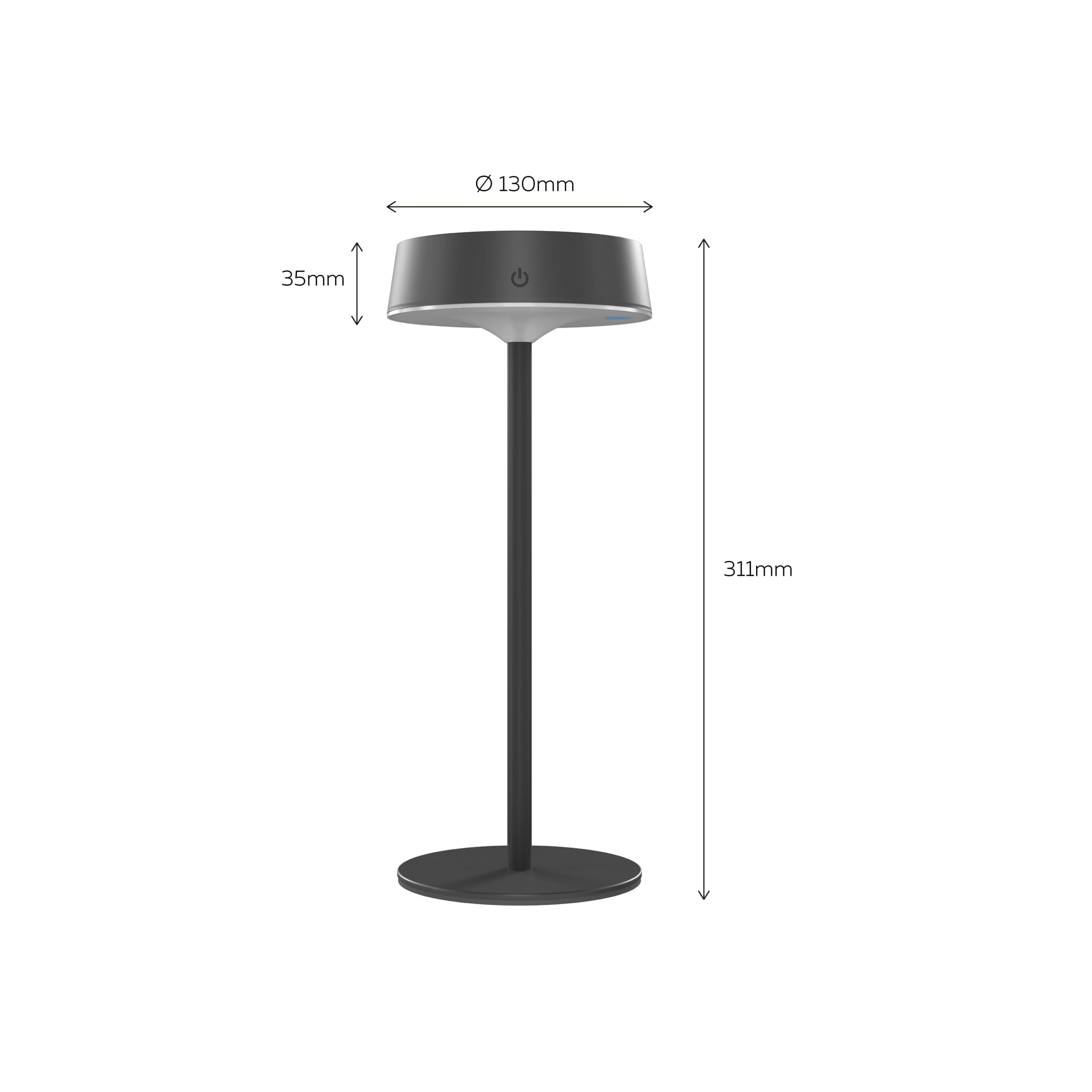 calex-parma-solar-tischlampe-led-akku-aluminium-schwarz-dimmbar-ip67 image 6