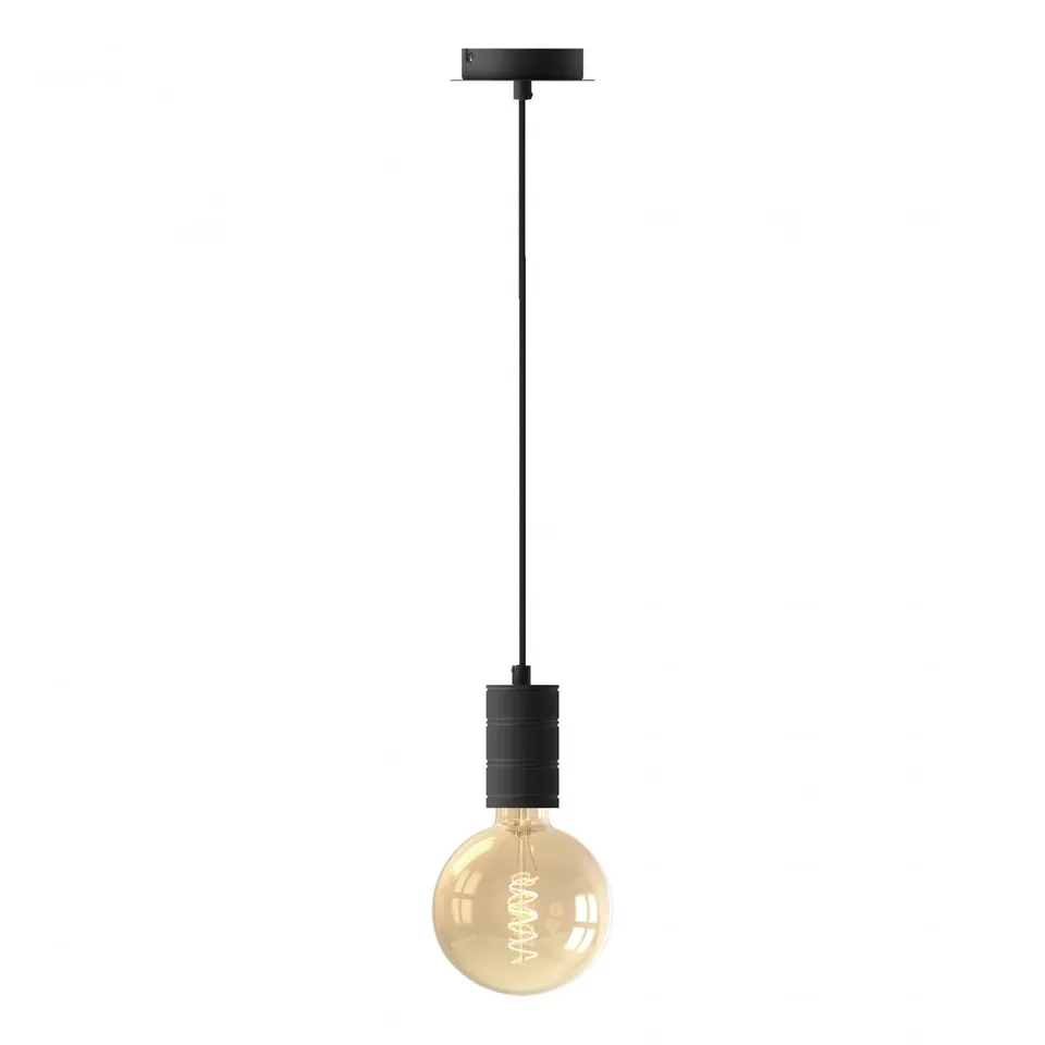 calex-pendellampe-e27-retro-h-ngeleuchte-industrial-schwarz-2-m-kabel image 1