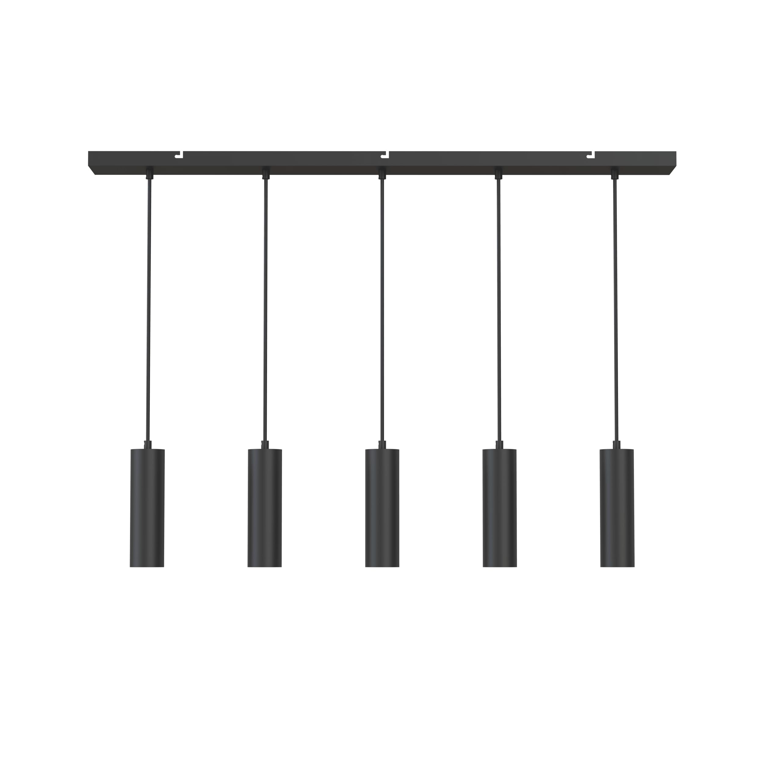 calex-pendelleuchte-gu10-5-flammig-aluminium-matt-schwarz-h-henverstellbar image 1