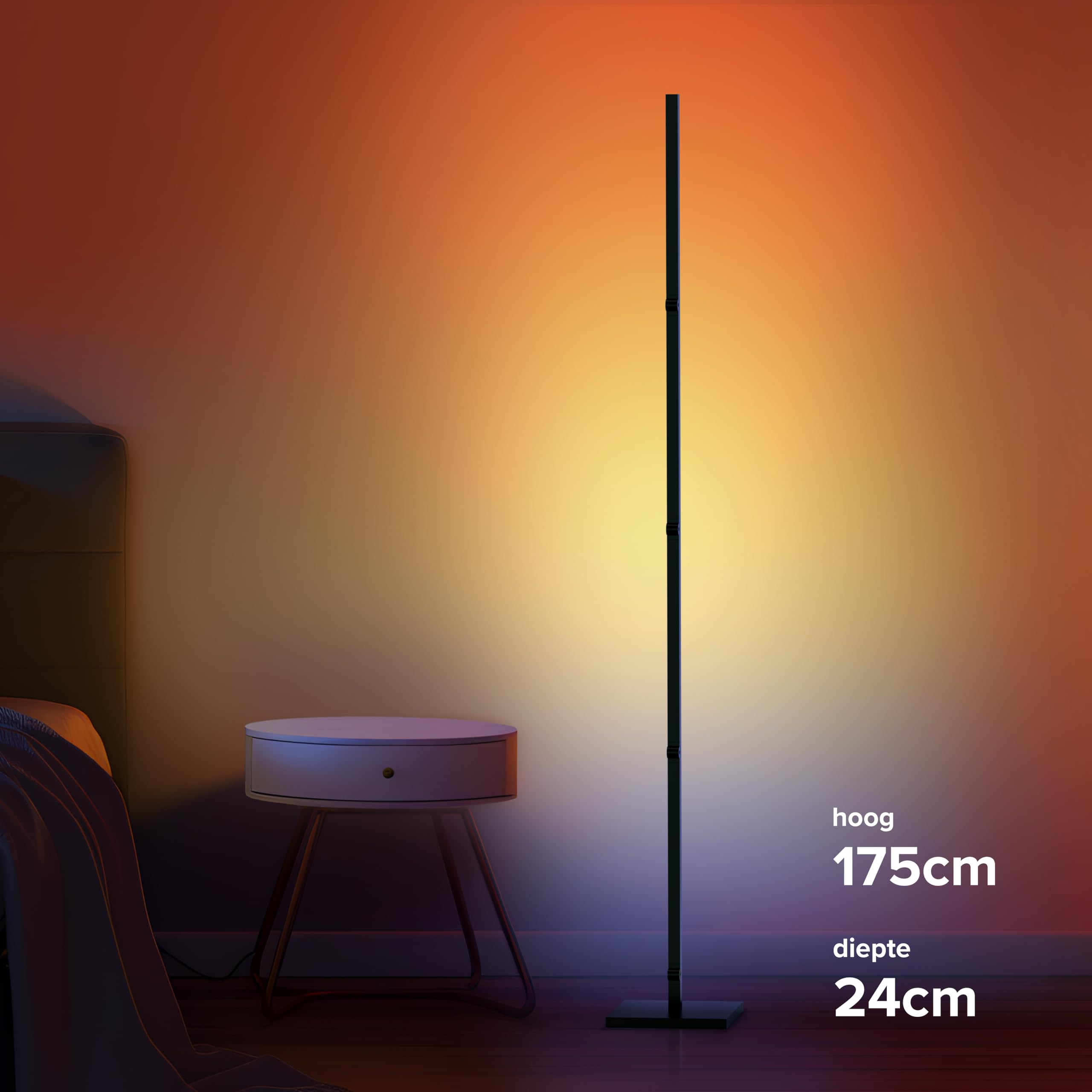 calex-smart-led-stehlampe-175cm-rgbic-musik-sync-schwarz image 8