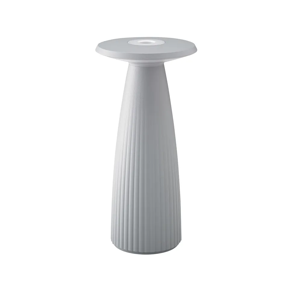 sigor-nuflair-led-akku-tischlampe-24cm-nebelgrau image 1
