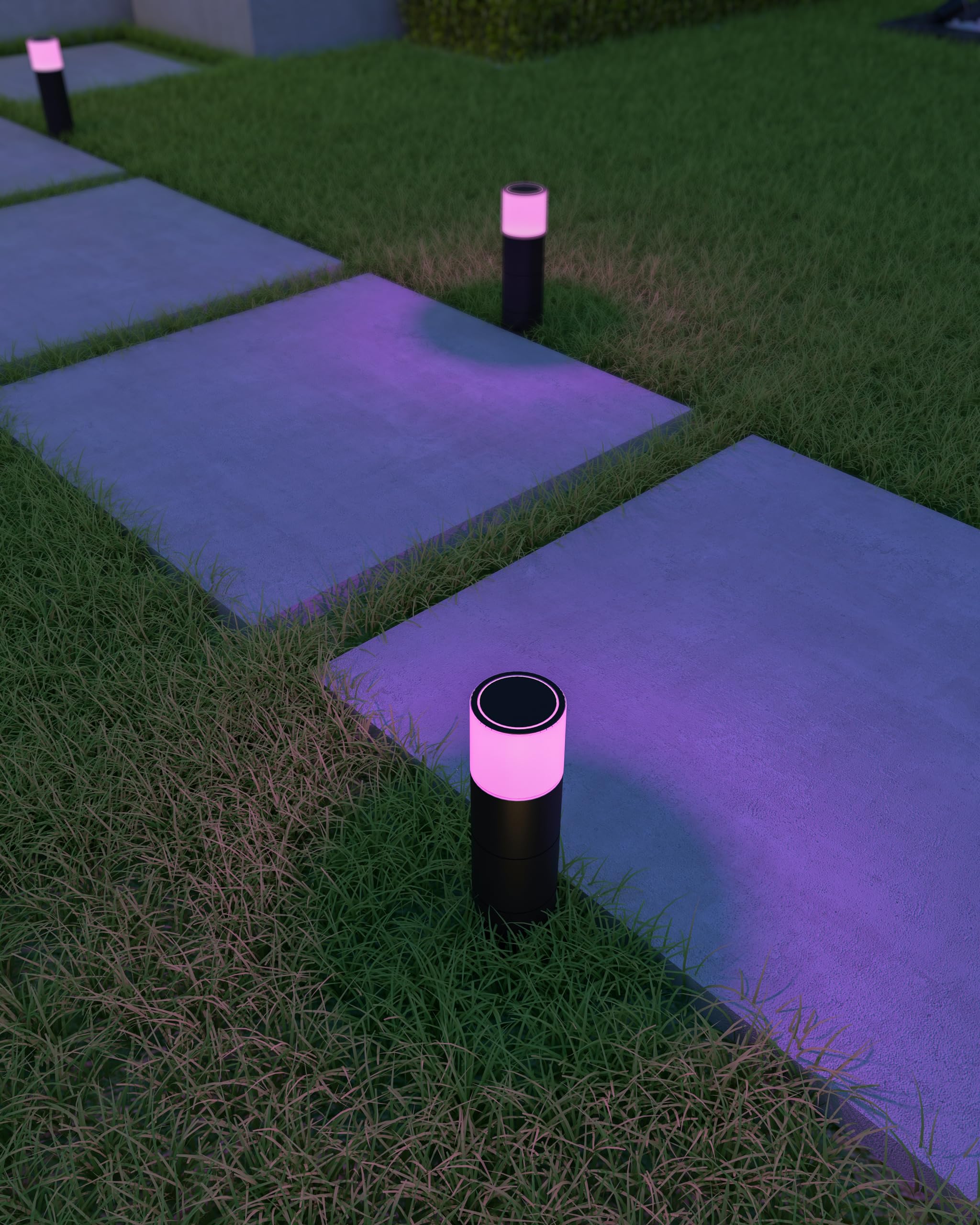 calex-smart-outdoor-led-sockelleuchte-rgb-cct-wlan-dimmbar-2er-pack image 3