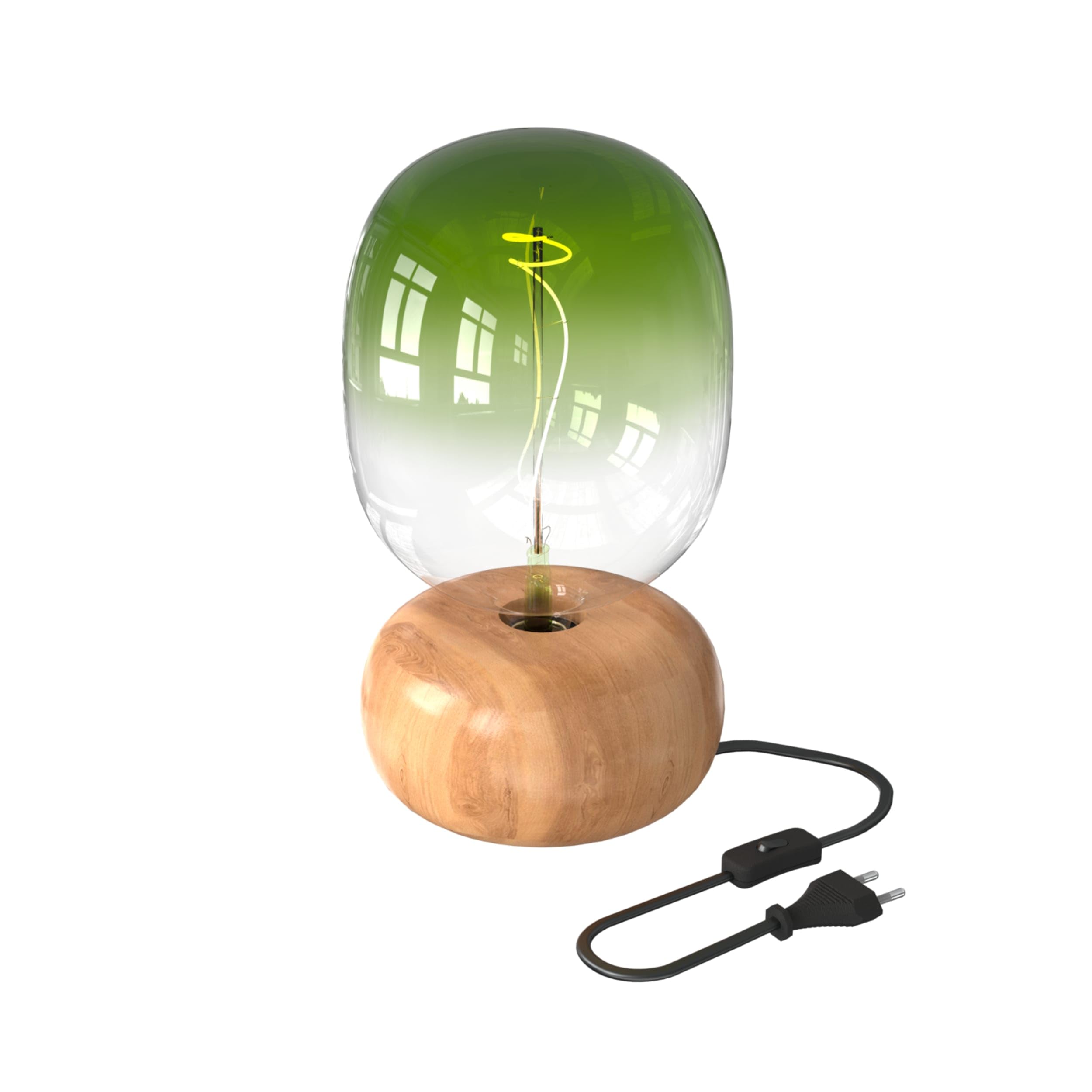 calex-tischlampe-rund-e27-lampenfu-fsc-holz-ohne-leuchtmittel image 3