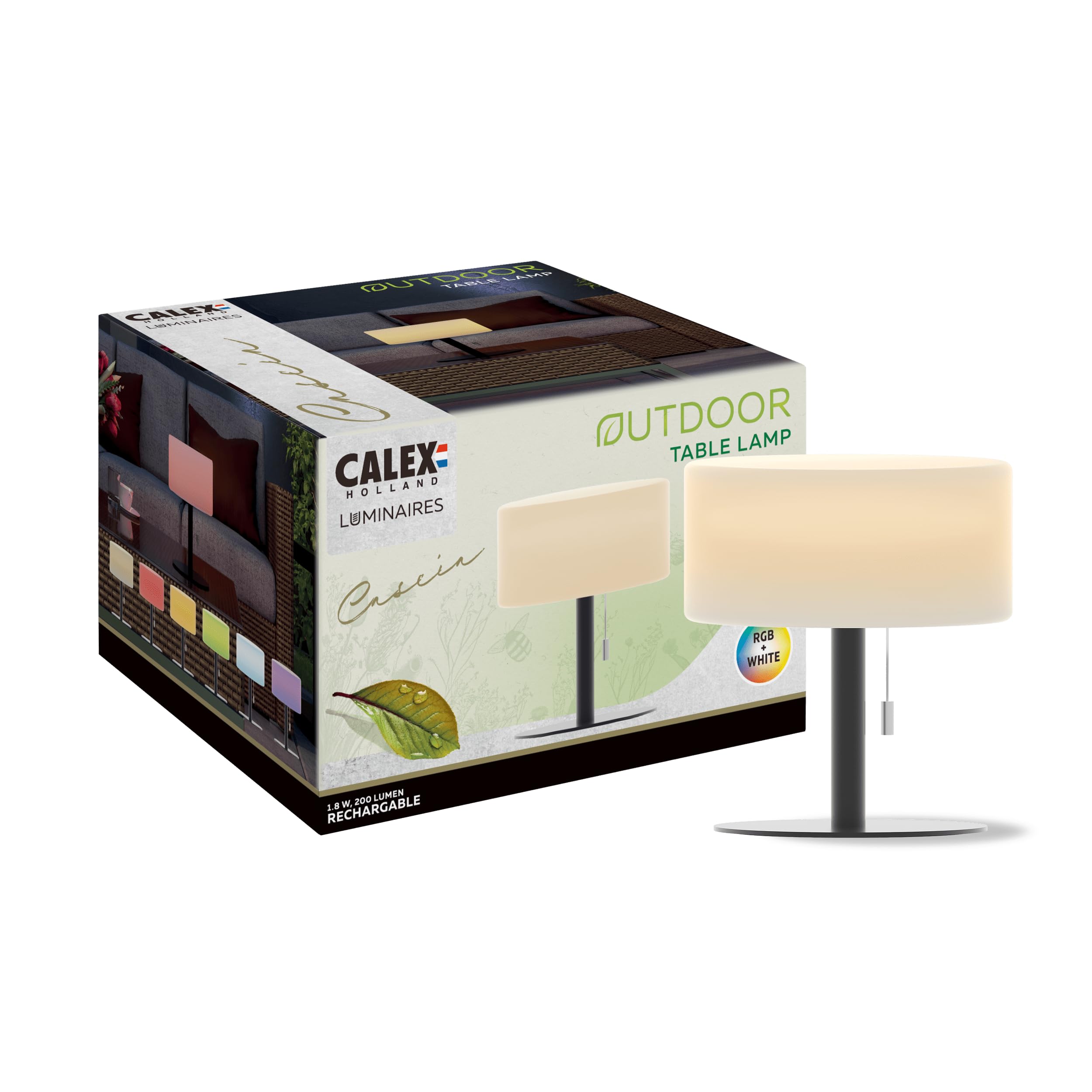 calex-cascia-tischlampe-akku-kabellos-dimmbar-rgb-warmwei-ip44-schwarz image 1