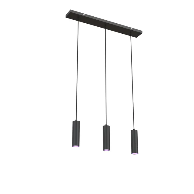 calex-smart-led-pendelleuchte-gu10-3-flammig-h-henverstellbar-matt-schwarz image 1