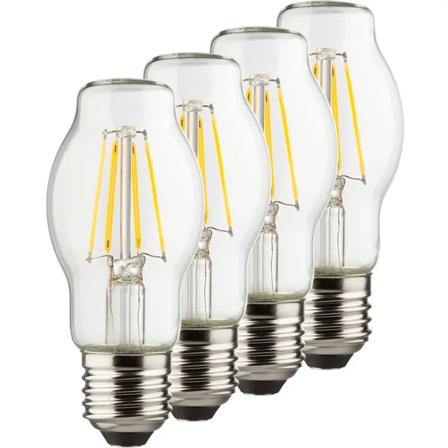 m-ller-licht-retro-led-lampe-e27-6w-warmwei-glas-4er-set image 1