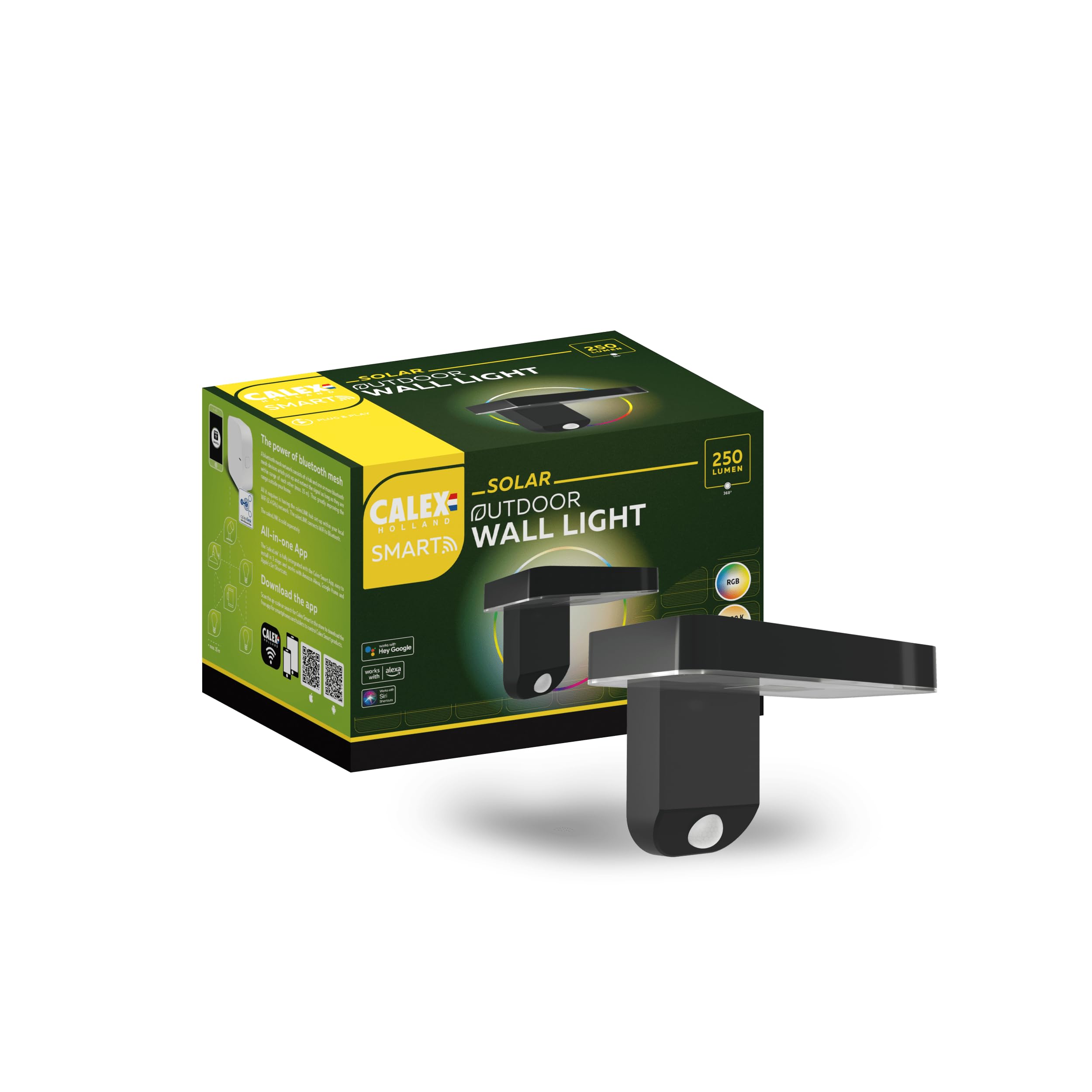 calex-smart-outdoor-solar-led-wandleuchte-2er-pack-app-sprache-ip-wasserdicht-sc image 1
