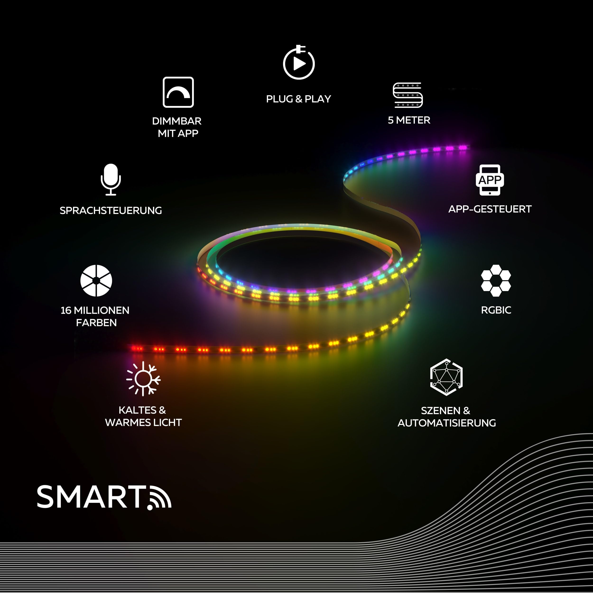 calex-smart-led-streifen-10-m-rgbic-fernbedienung image 2