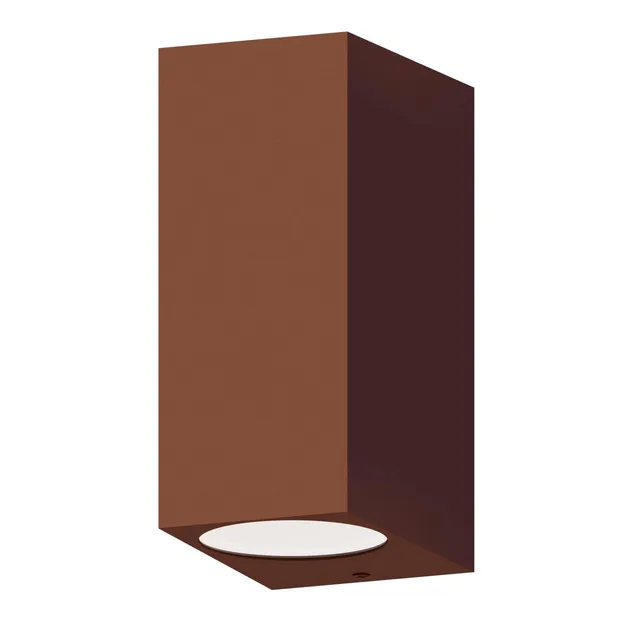 calex-bergamo-wandleuchte-au-en-innen-2x-gu10-up-down-ip54-rost image 1