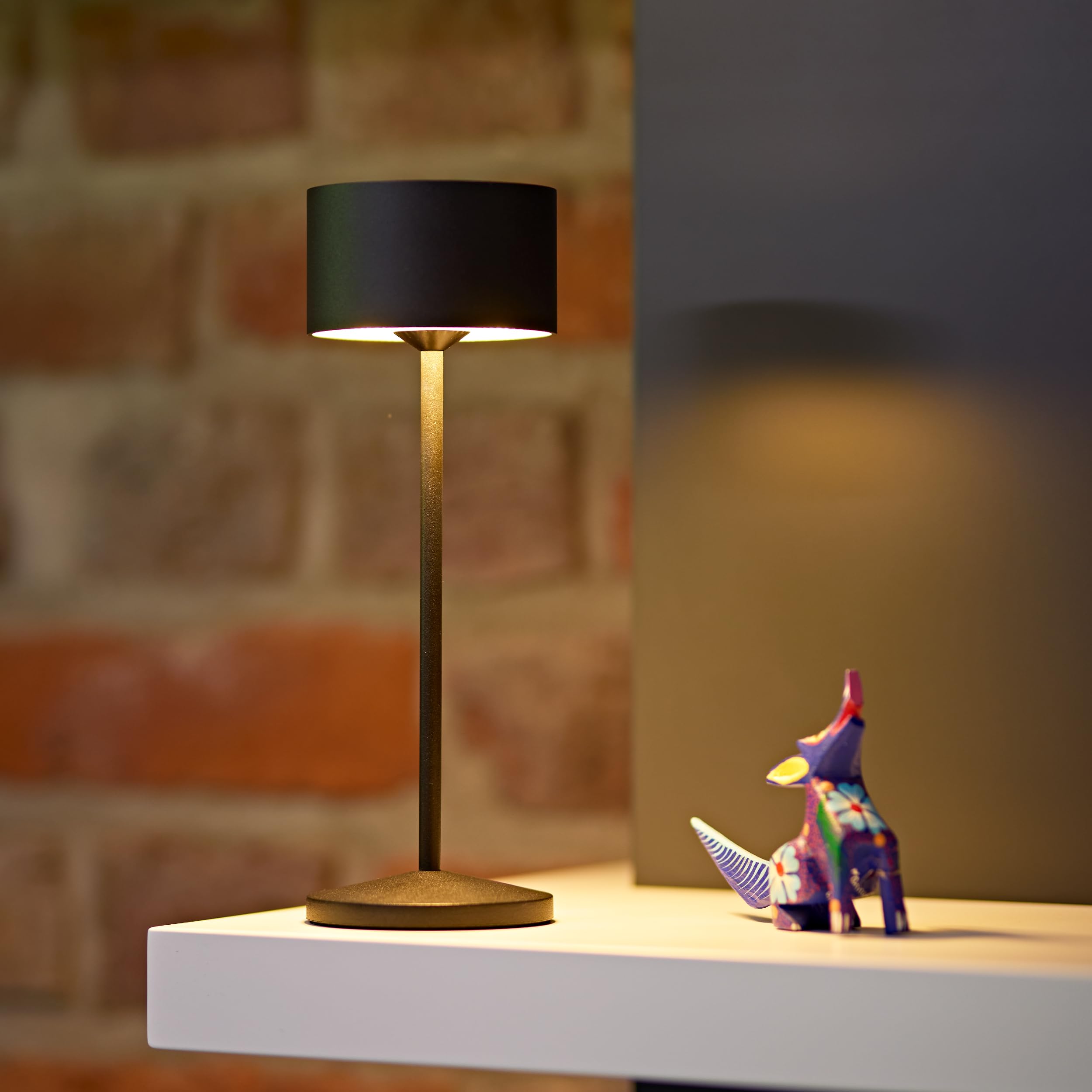 sigor-veluna-led-akku-tischlampe-3er-set-nachtschwarz-inkl-ladestation image 7