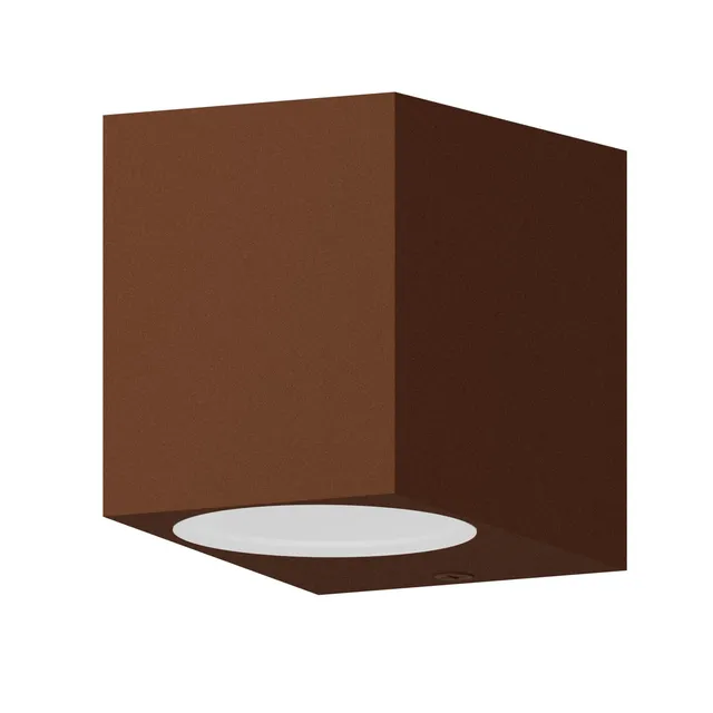 calex-sanremo-wandleuchte-gu10-downlight-rost-ip54-ohne-leuchtmittel image 1