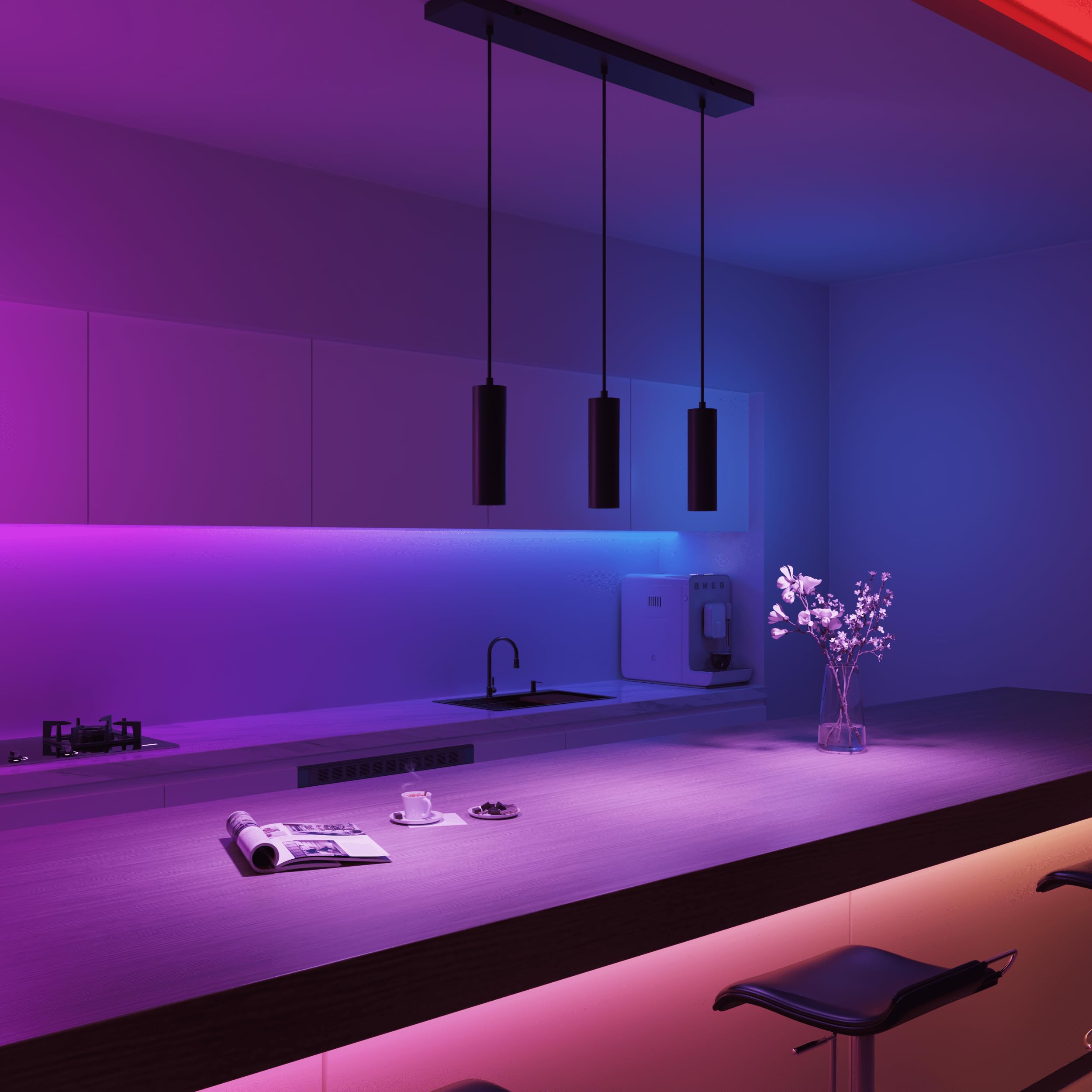 calex-smart-led-pendelleuchte-gu10-3-flammig-h-henverstellbar-matt-schwarz image 3