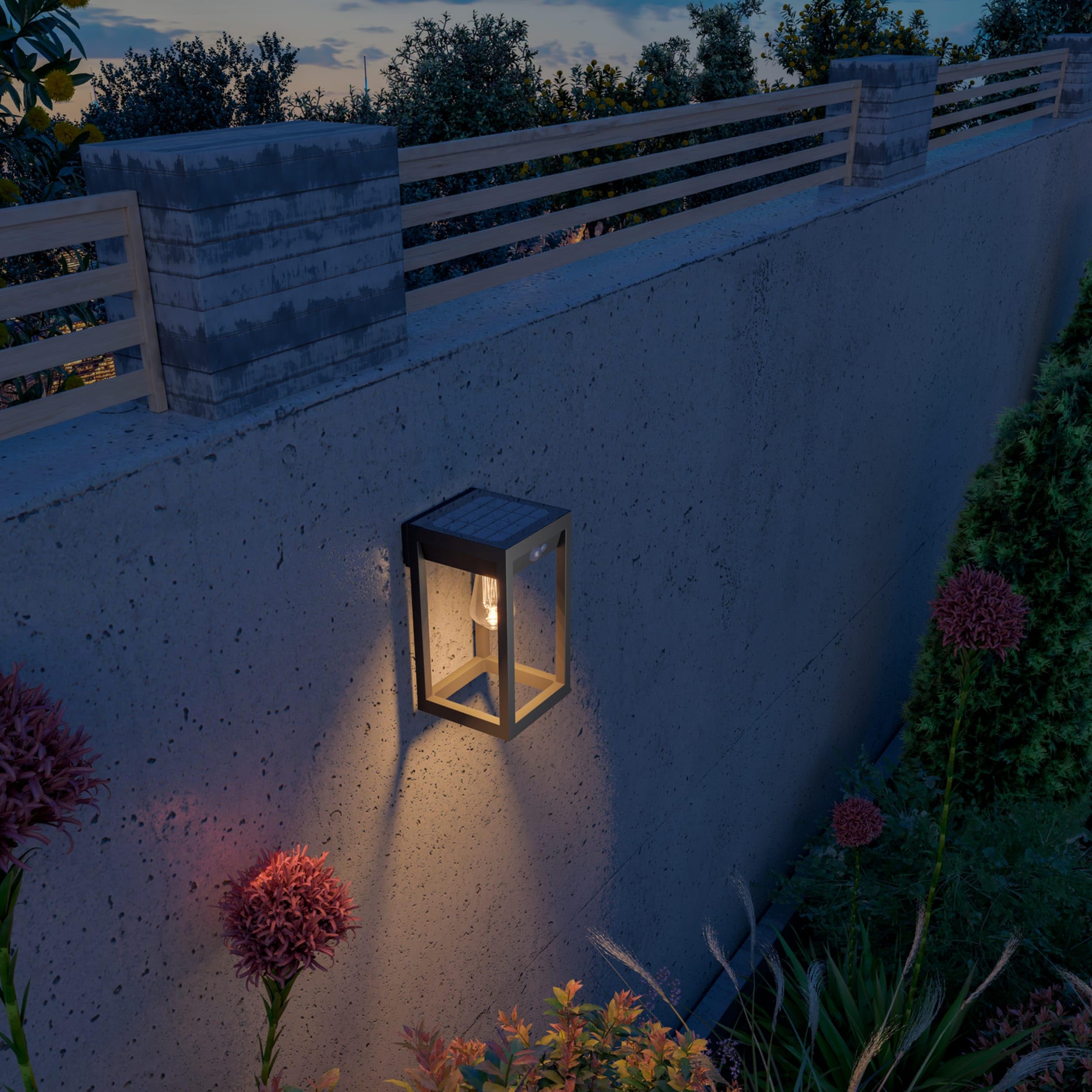 calex-smart-outdoor-solar-led-wandleuchte-schwarz-wasserdicht-app-sprachsteuerun image 2