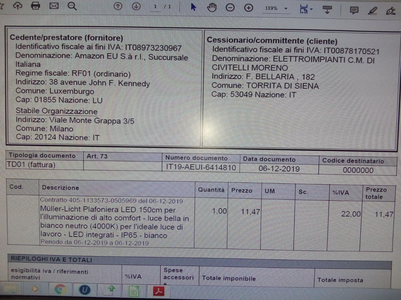 Eine von zwei flackert leicht