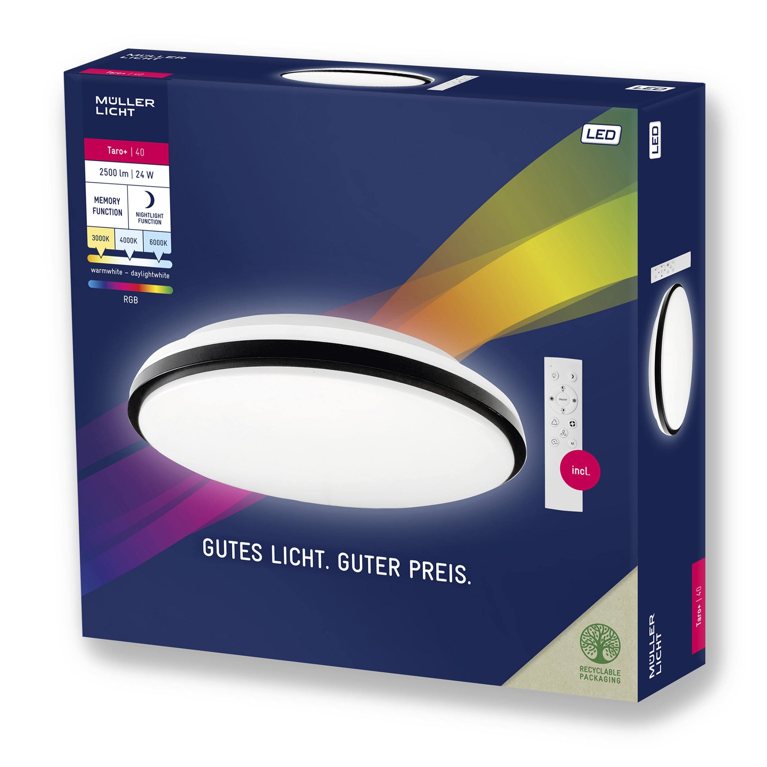 m-ller-licht-taro-rgb-led-deckenlampe-40cm-24w-2500lm-mit-fernbedienung image 1