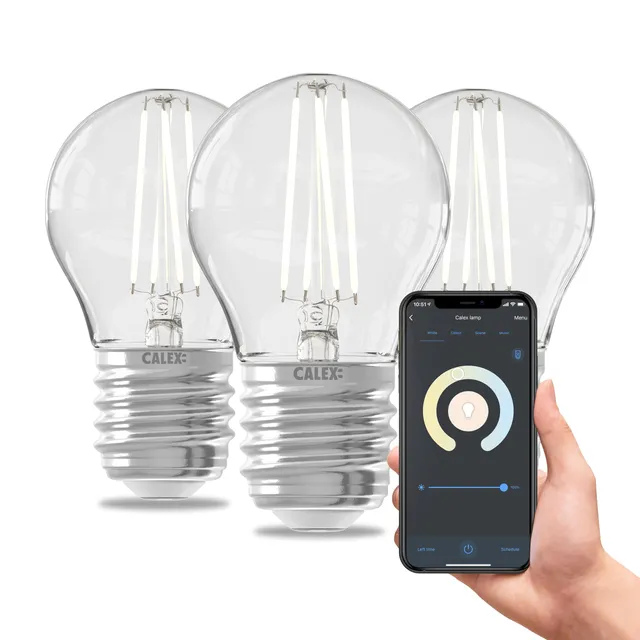 calex-smart-led-lampen-e27-p45-filament-warmwei-3er-pack image 1