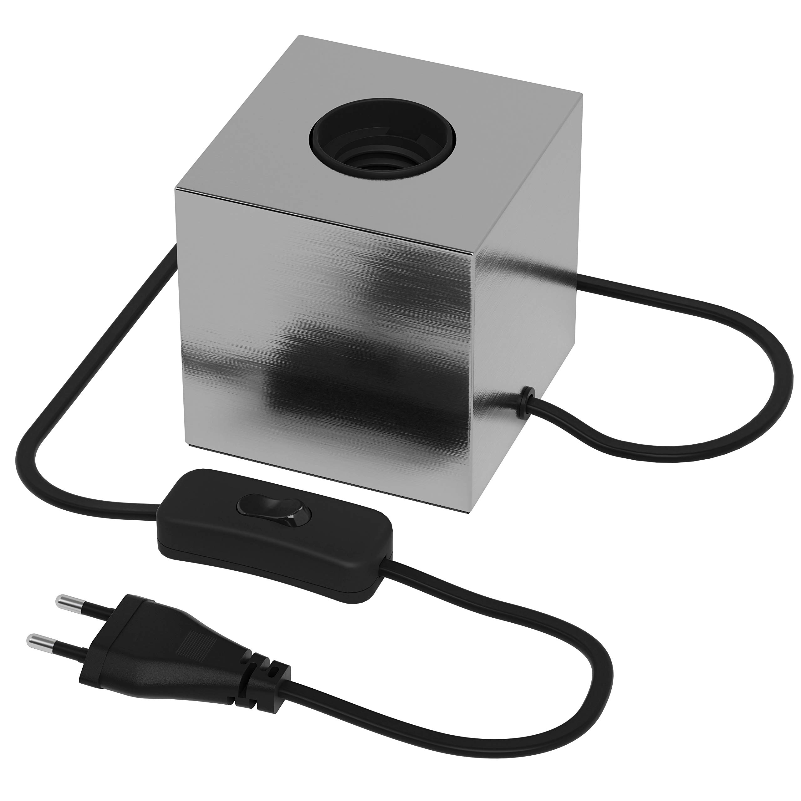 calex-u-line-tischleuchte-e27-retro-industrial-nickel image 1