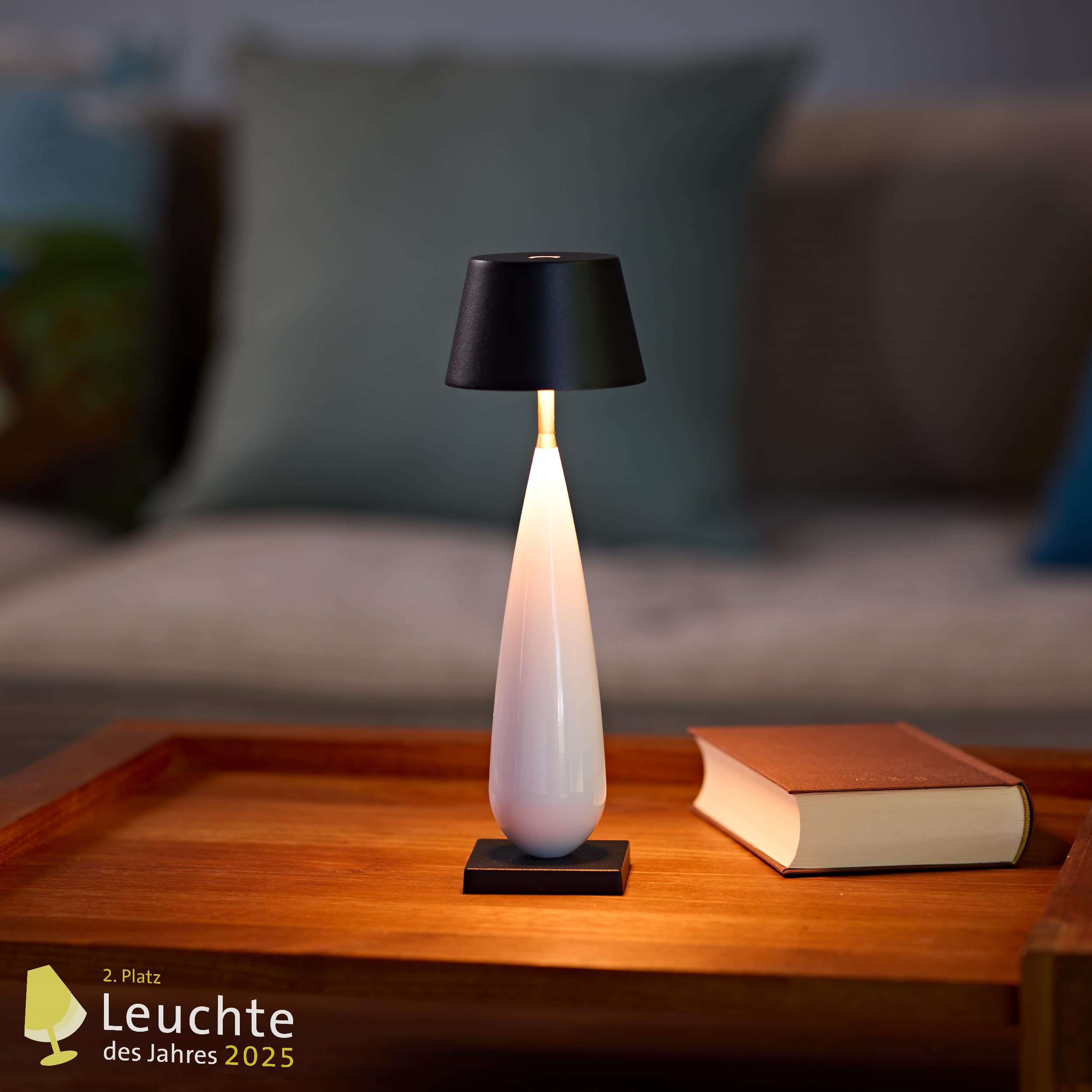 sigor-thala-led-akku-tischlampe-23-7-cm-ip65-keramikwei-schwarz image 2