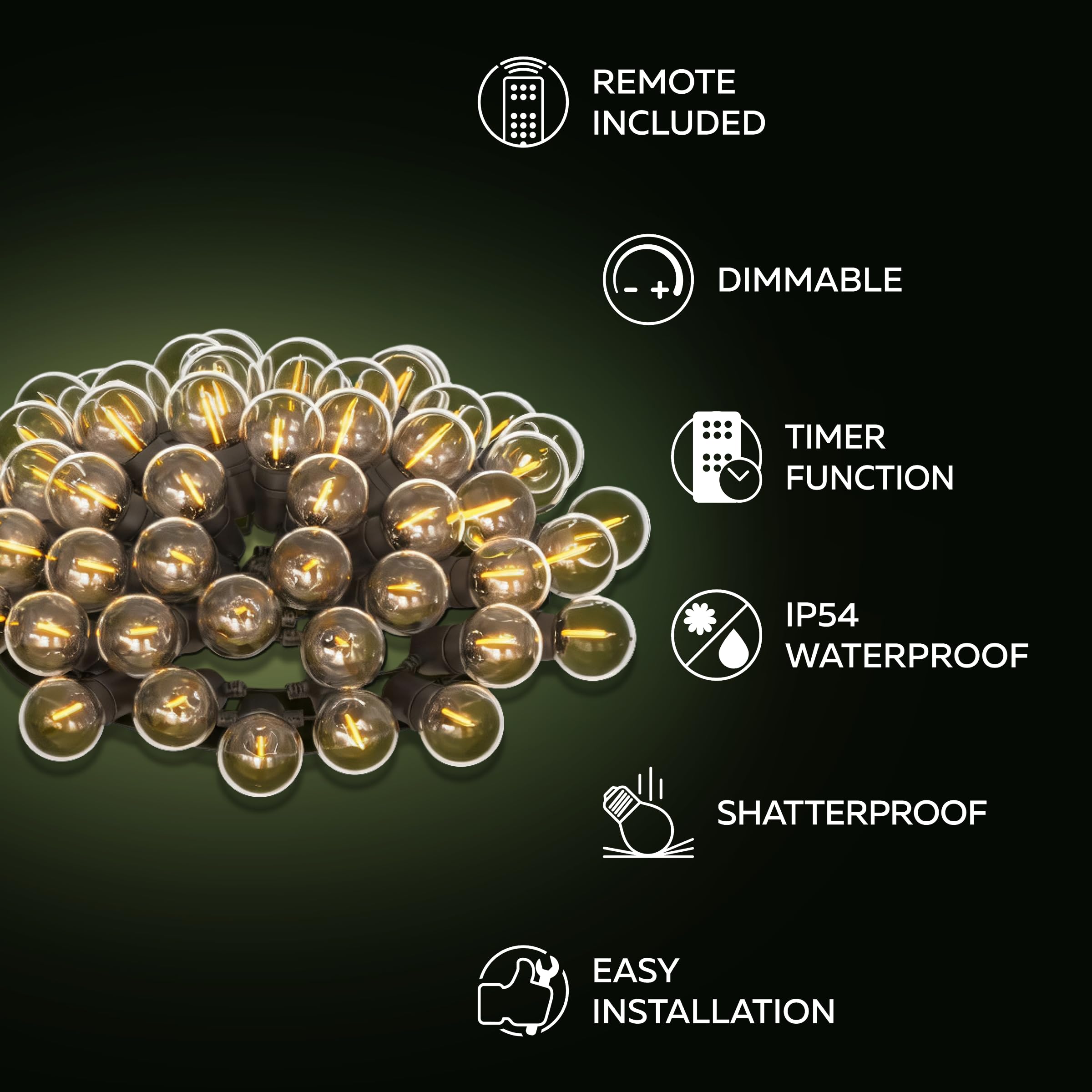 calex-vista-led-lichterkette-45-m-75-lampen-warmwei-ip44-mit-fernbedienung image 2