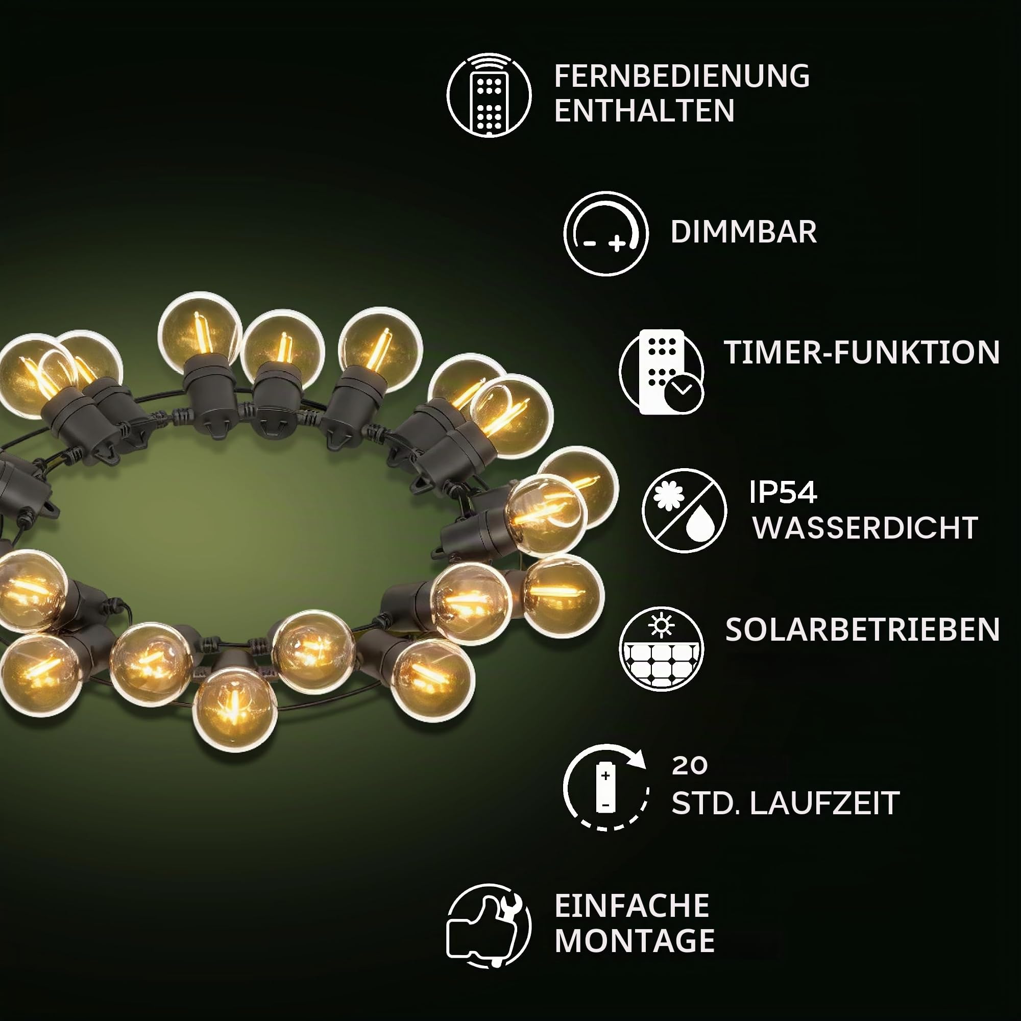 calex-vista-solar-lichterkette-10-m-20-lampen-warmwei-mit-fernbedienung image 2