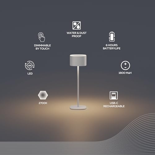 calex-serino-tischleuchte-aufladbar-dimmbar-touch-ip44-beige image 8