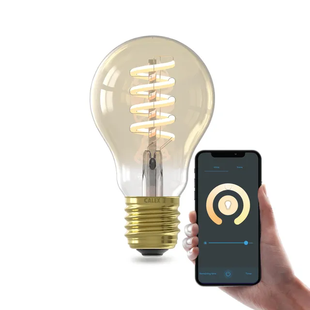 calex-smart-led-e27-a60-gold-filament-cct-dimmbar-wlan image 1