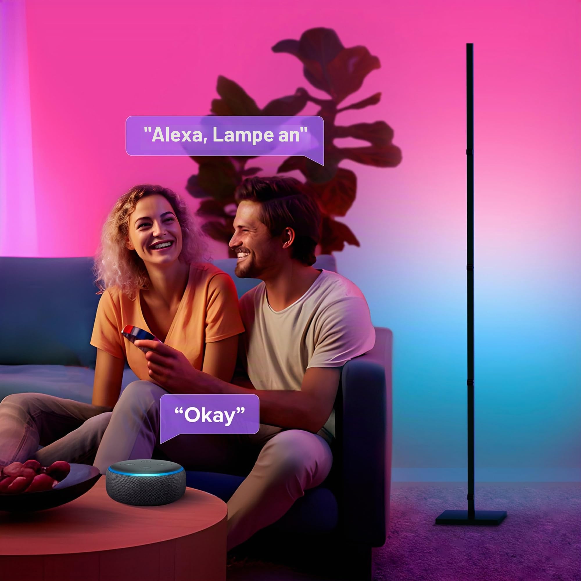 calex-smart-led-stehlampe-175cm-rgbic-musik-sync-schwarz image 4