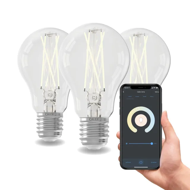 calex-smart-led-lampe-e27-filament-dimmbar-3er-pack image 1