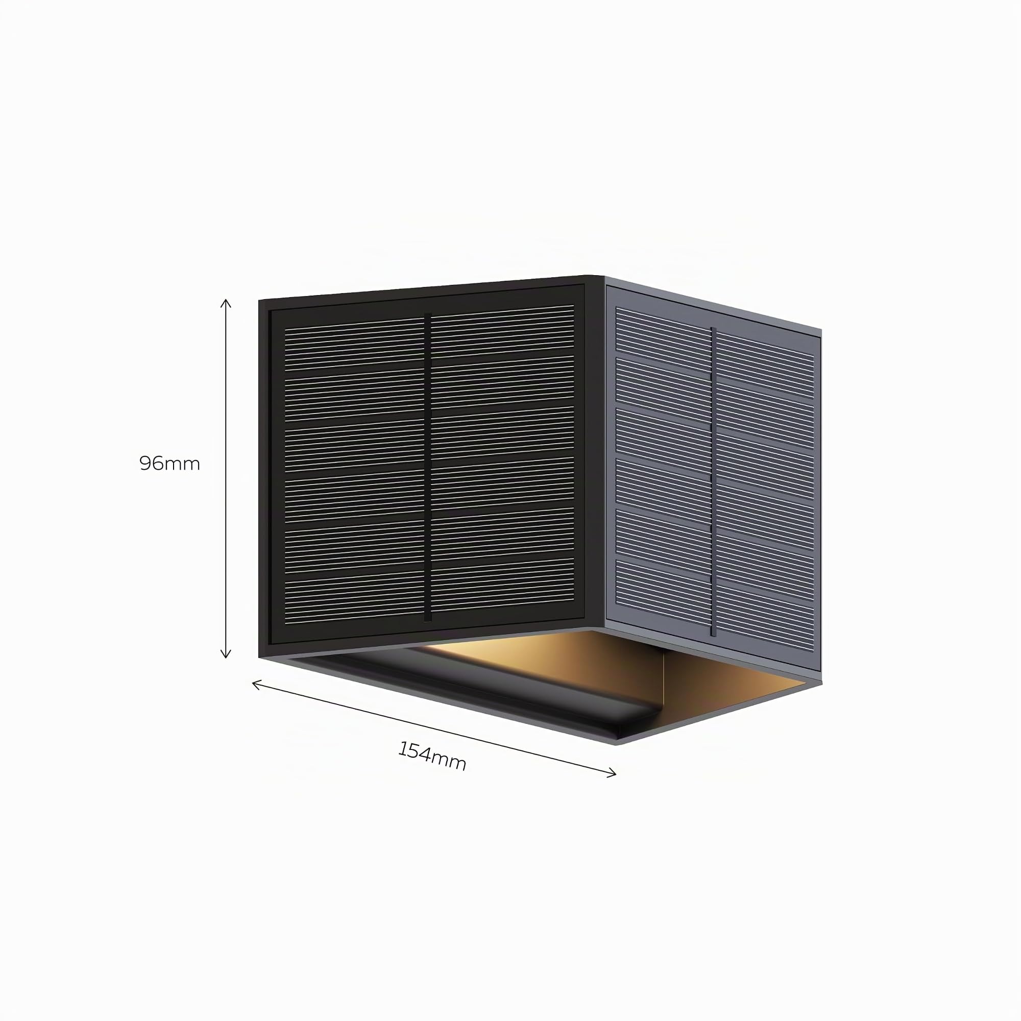 calex-caserta-solar-wandleuchte-up-down-warmwei-schwarz-wasserdicht image 7