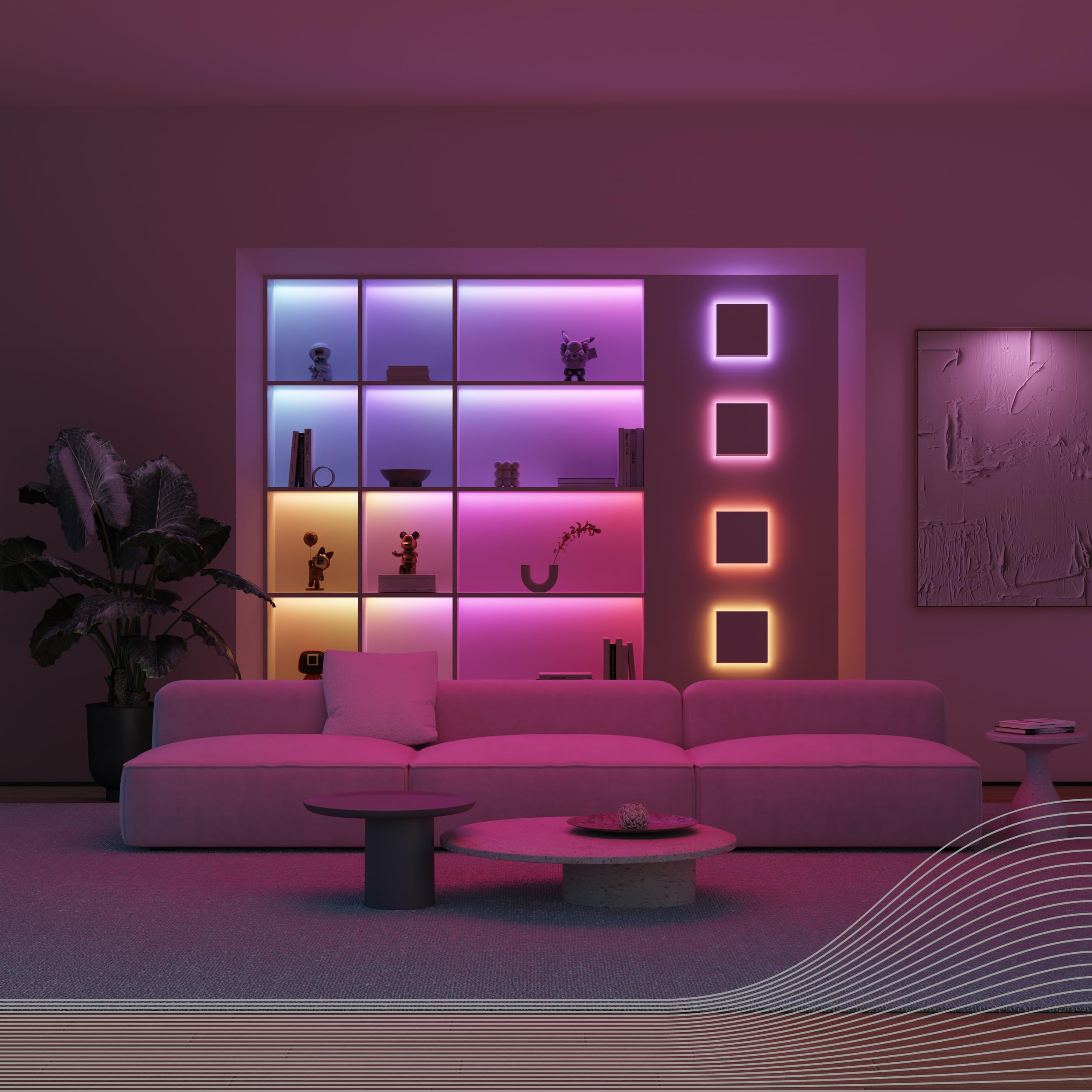 calex-smart-neon-led-streifen-3m-rgbic-wlan-dimmbar image 7