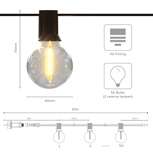calex-vista-led-lichterkette-30-m-50-lampen-warmwei-ip44-mit-fernbedienung image 8