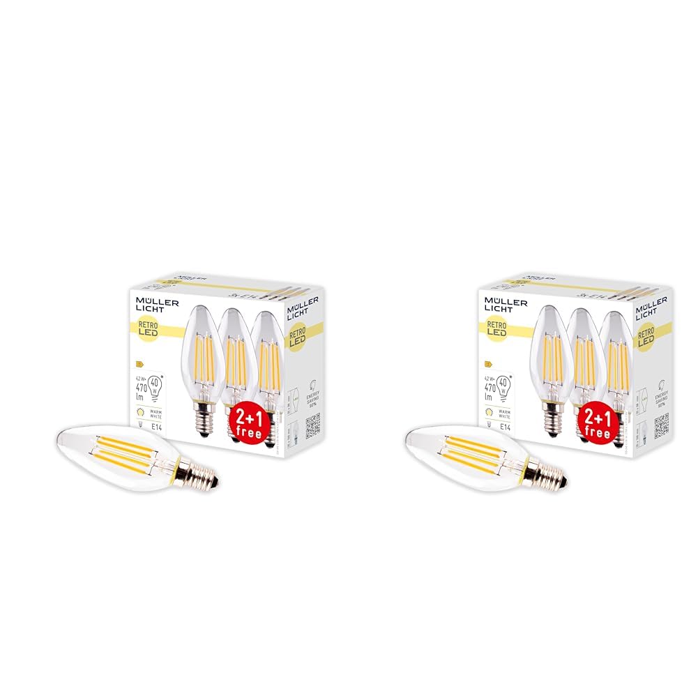 m-ller-licht-retro-led-kerzenform-e14-4w-warmwei-3er-set-klar image 5