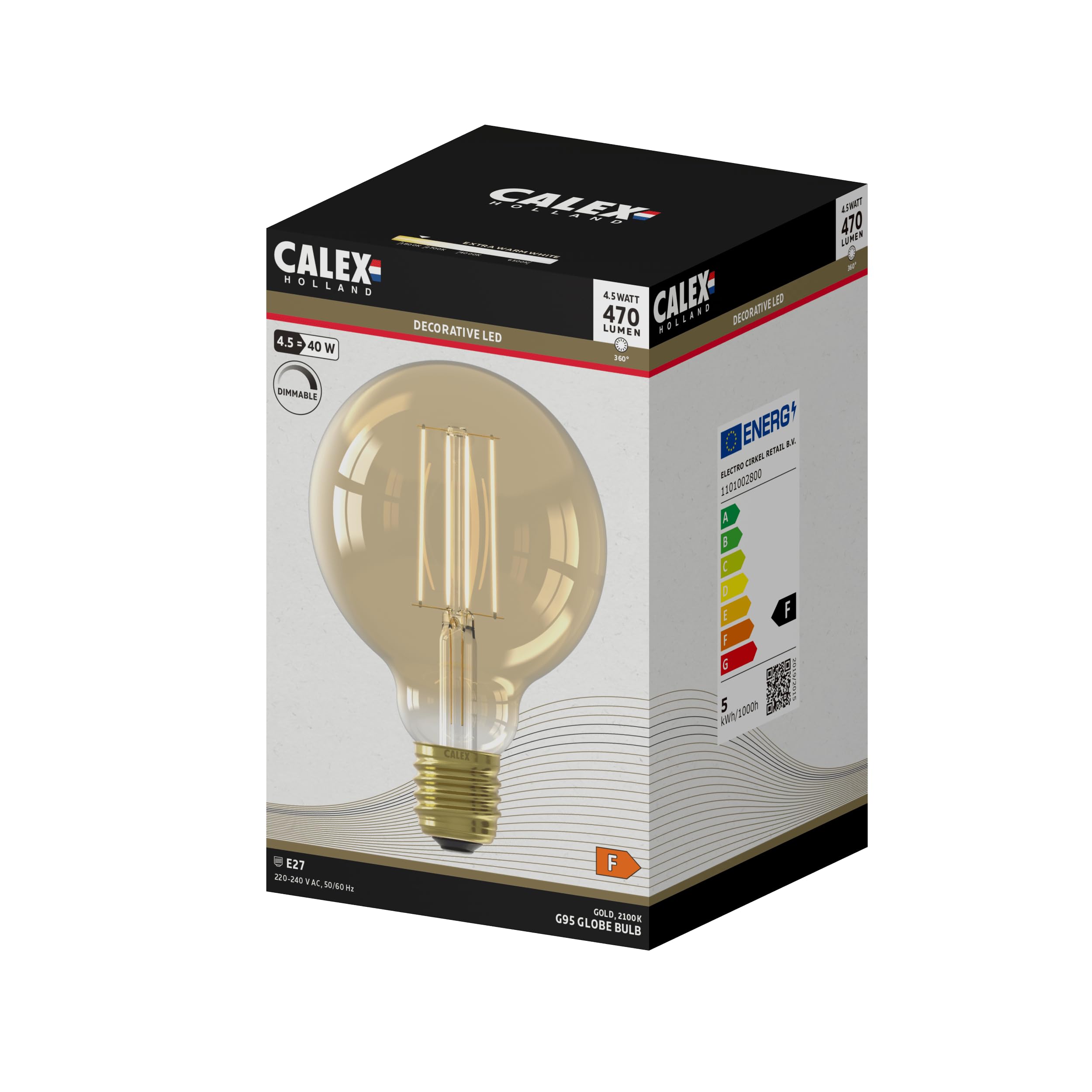 calex-filament-led-gl-hbirne-e27-g95-globe-gold-3er-set-dimmbar image 2
