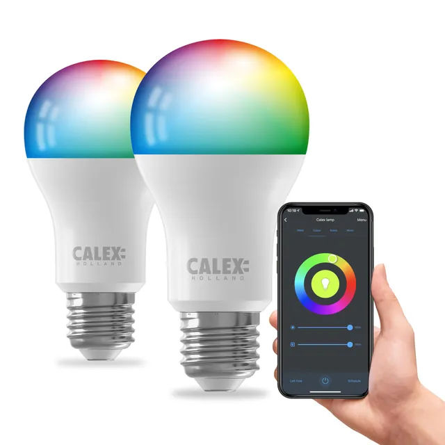 calex-smart-led-lampe-e27-a60-rgb-warm-kaltwei-2er-pack image 1