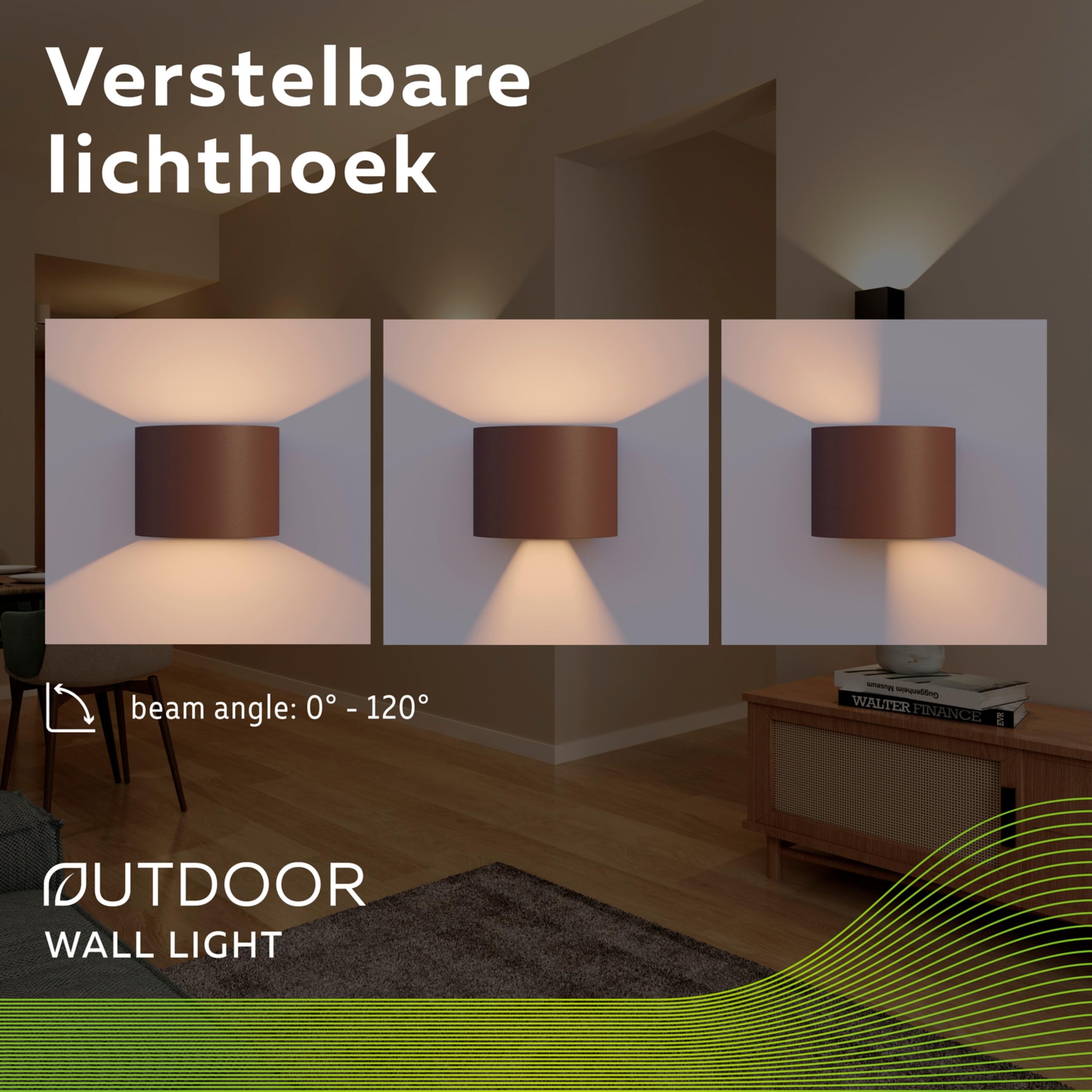 calex-verona-wandleuchte-up-down-rost-ip54-einstellbar image 3