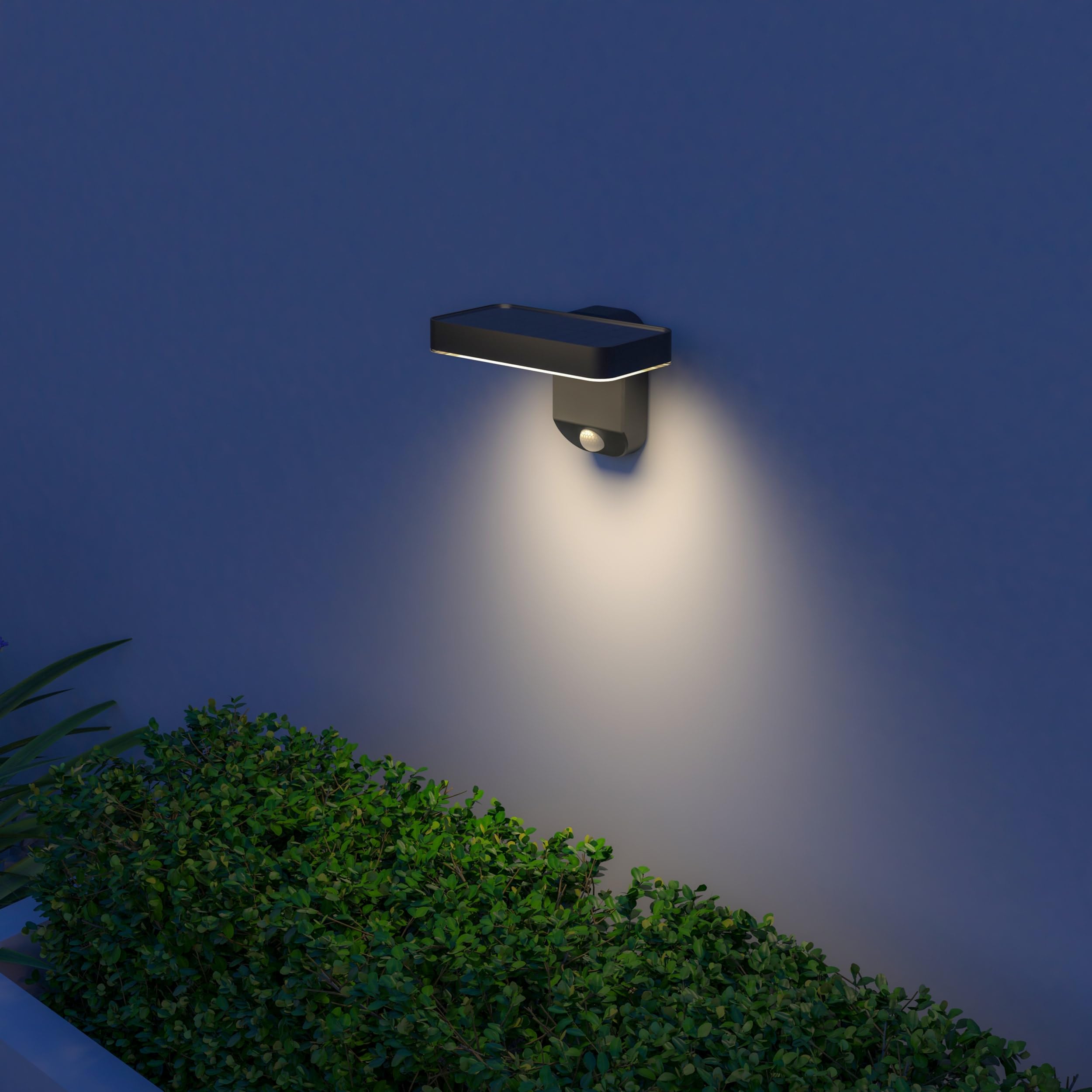 calex-smart-outdoor-solar-led-wandleuchte-2er-pack-app-sprache-ip-wasserdicht-sc image 2