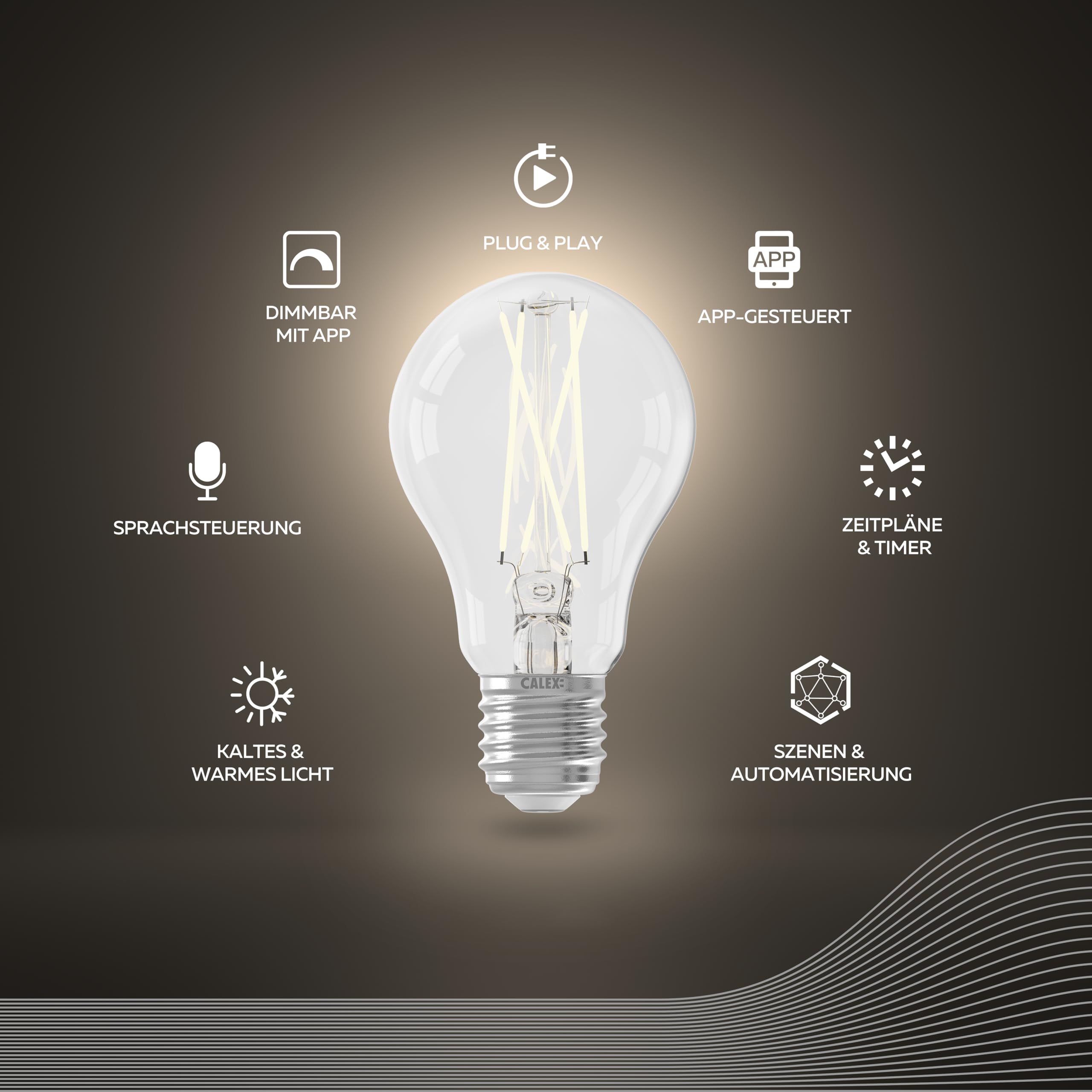 calex-smart-led-lampe-e27-filament-dimmbar-3er-pack image 2