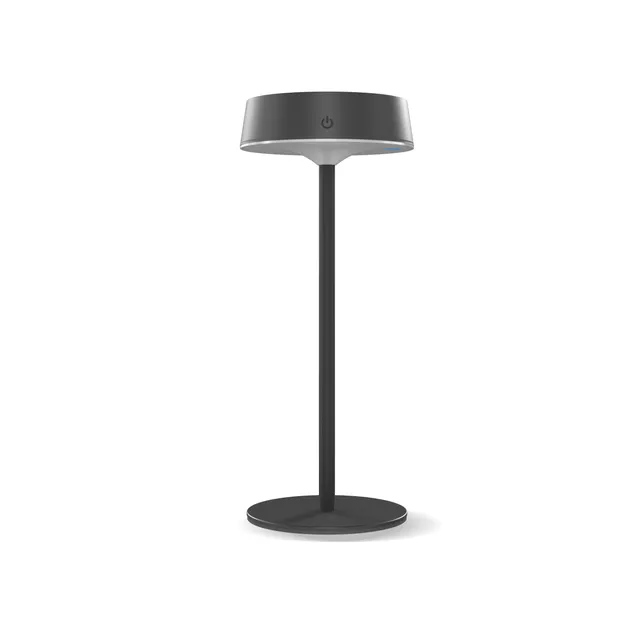 calex-parma-solar-tischlampe-led-akku-aluminium-schwarz-dimmbar-ip67 image 1