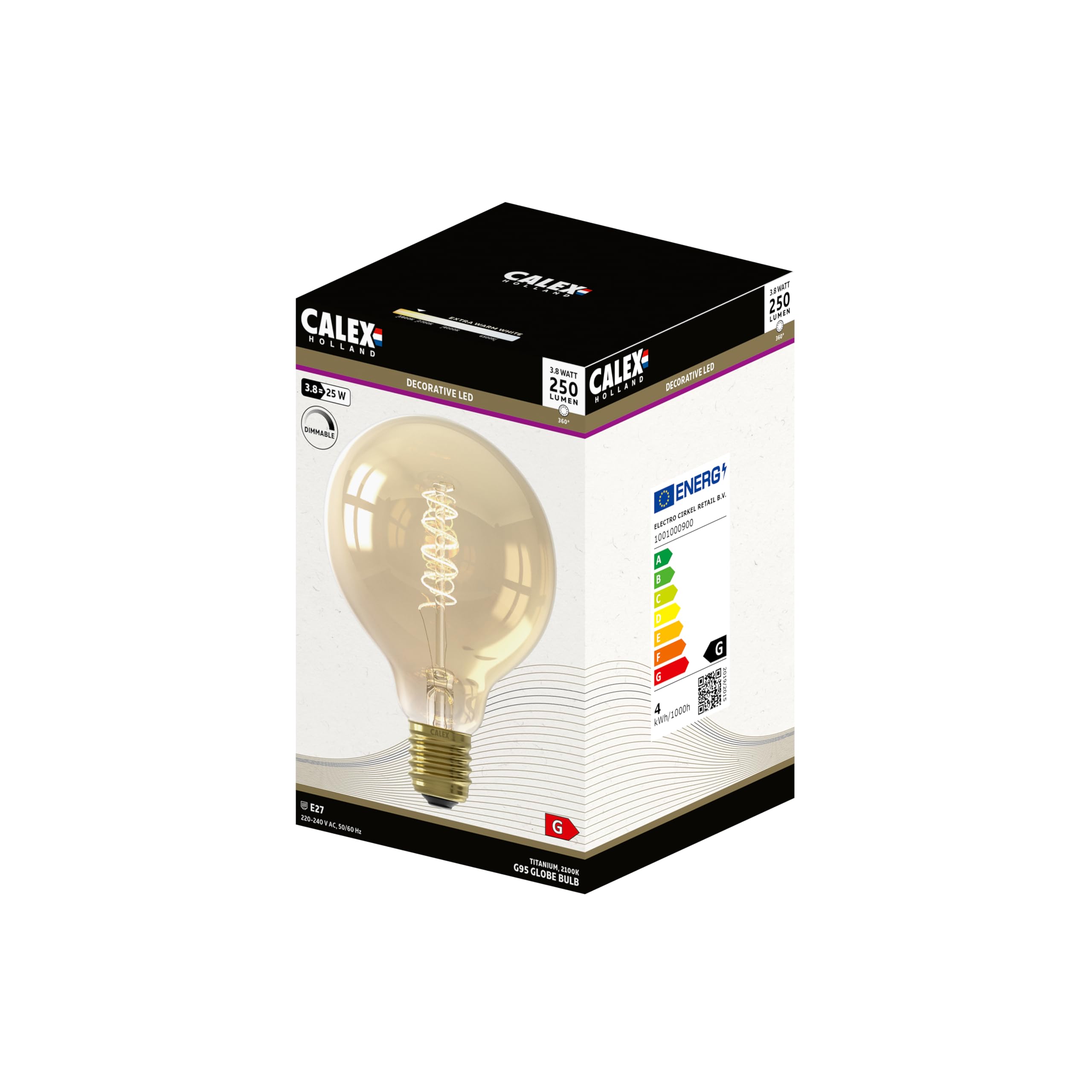 calex-led-vintage-filament-g95-e27-3-8w-dimmbar-2100k-retro-globus image 3