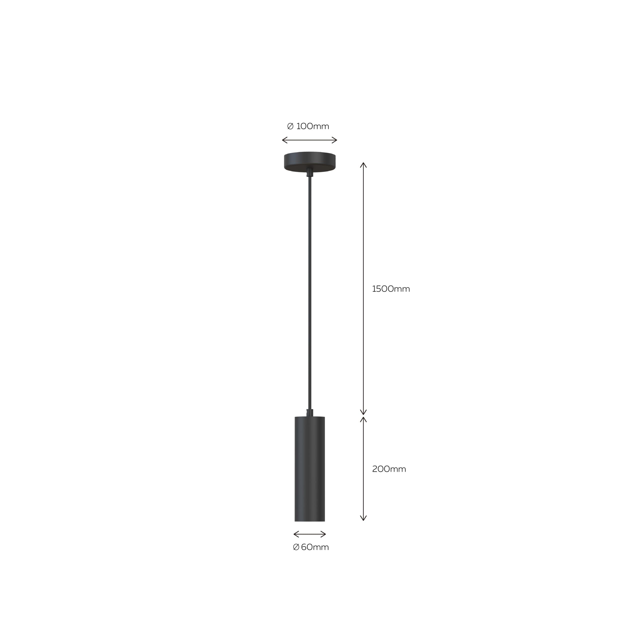 calex-pendelleuchte-gu10-1-flammig-zylinder-aluminium-h-henverstellbar-matt-schw image 7