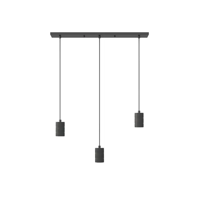 calex-pendelleuchte-3-flammig-e27-retro-industrial-schwarz-h-henverstellbar image 1