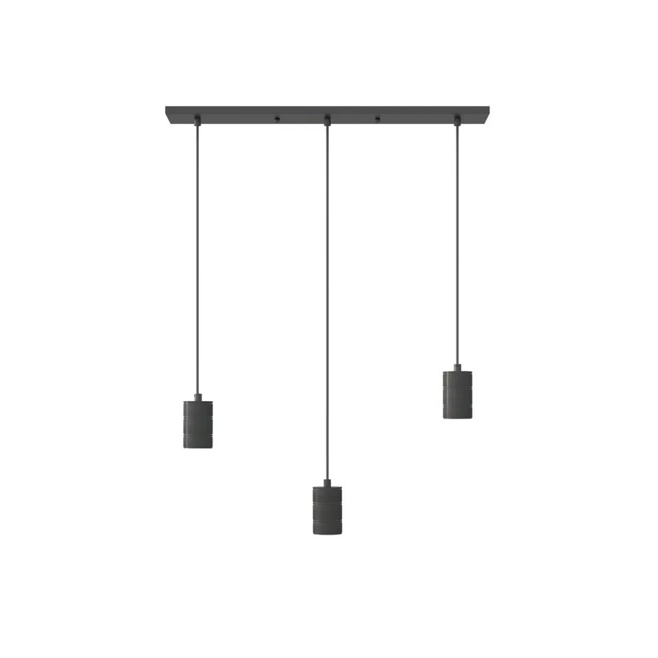 calex-pendelleuchte-3-flammig-e27-retro-industrial-schwarz-h-henverstellbar image 1