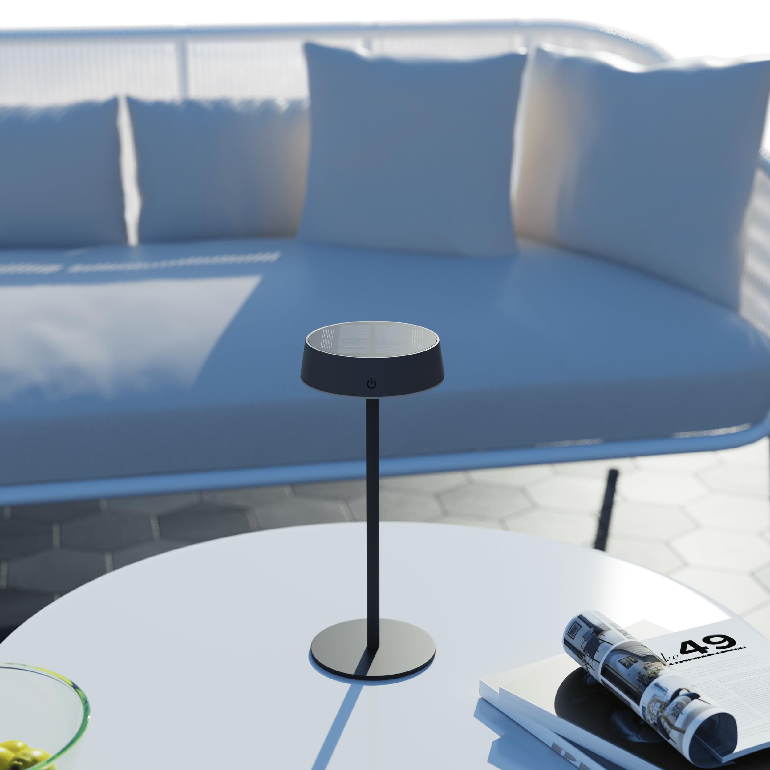 calex-parma-solar-tischlampe-led-akku-aluminium-schwarz-dimmbar-ip67 image 4