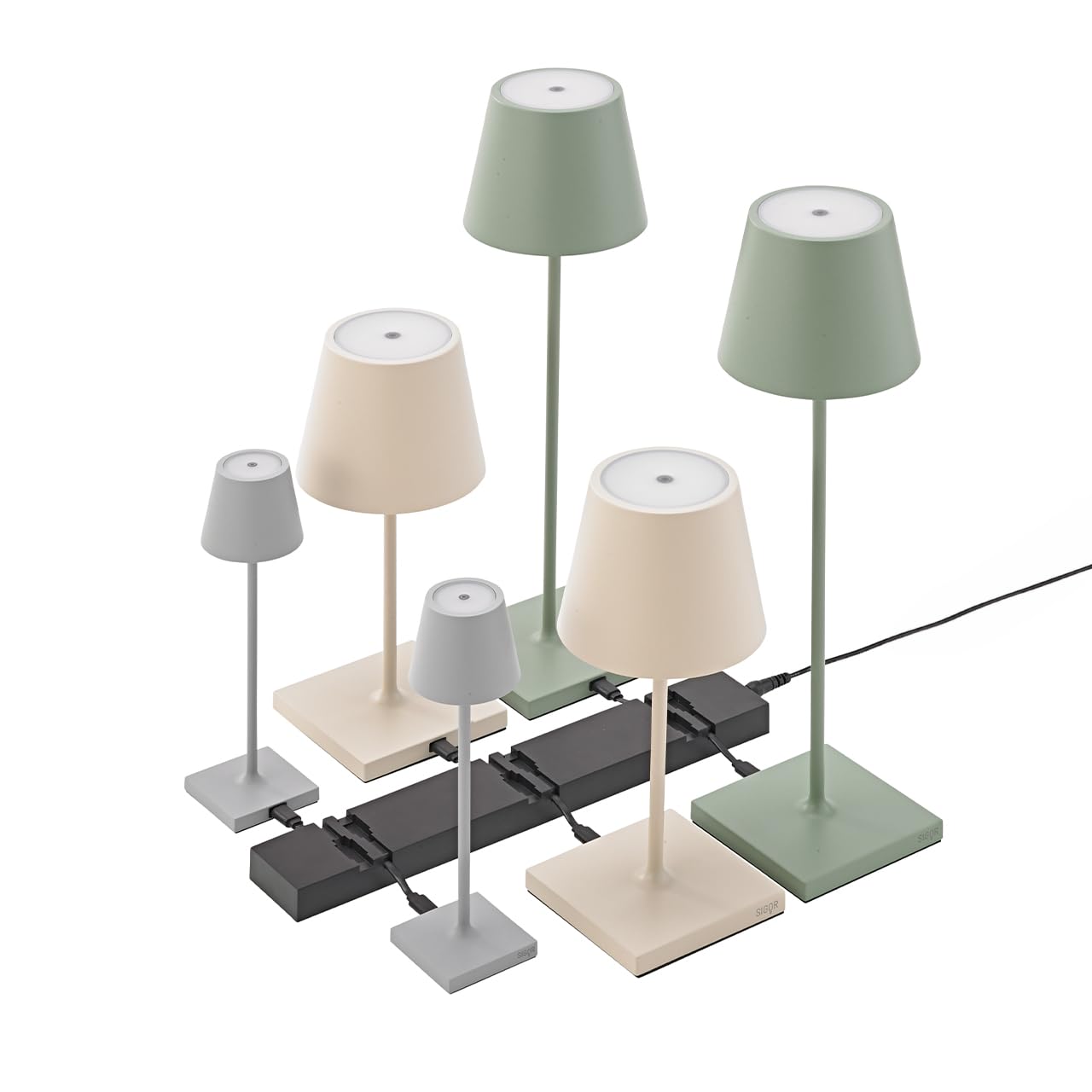 sigor-nuindie-2-0-mini-eckig-led-akku-tischleuchte-nachtschwarz image 7